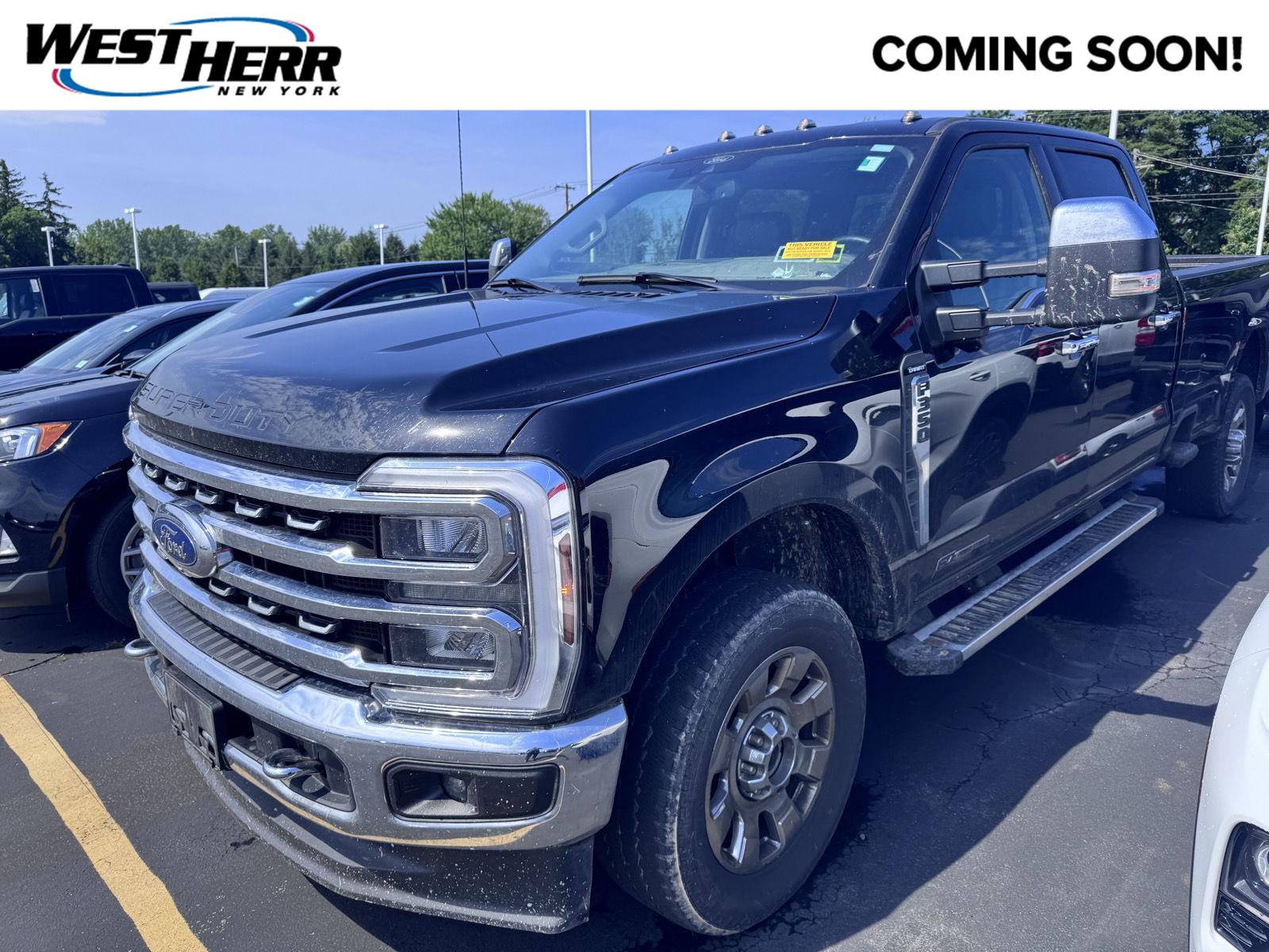 Agate Black 2024 Ford F-350 Super Duty Pickup Truck Four-Wheel Drive Automatic