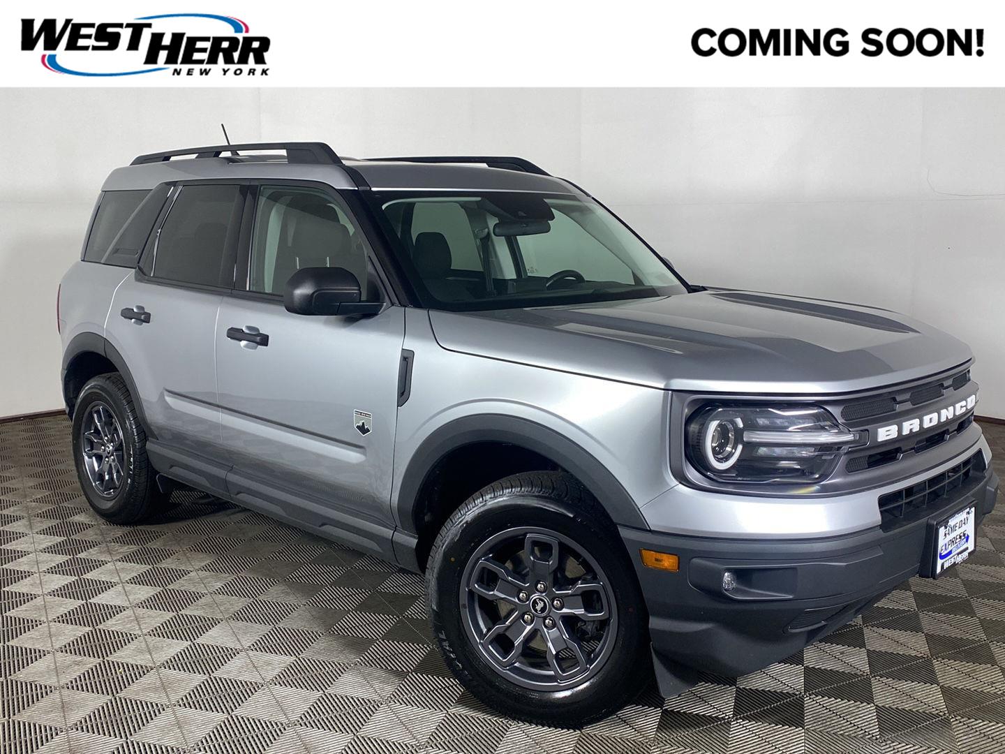 Iconic Silver 2022 Ford Bronco Sport SUV / Crossover All-Wheel Drive 8-Speed Automatic
