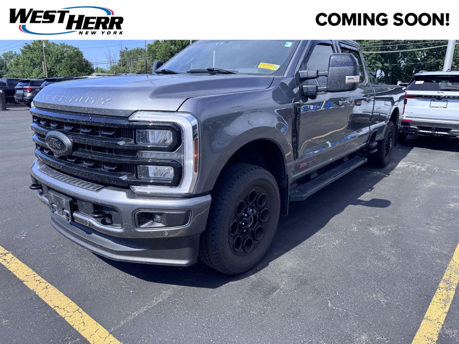 Carbonized Gray 2024 Ford F-350 Super Duty Pickup Truck Four-Wheel Drive Automatic