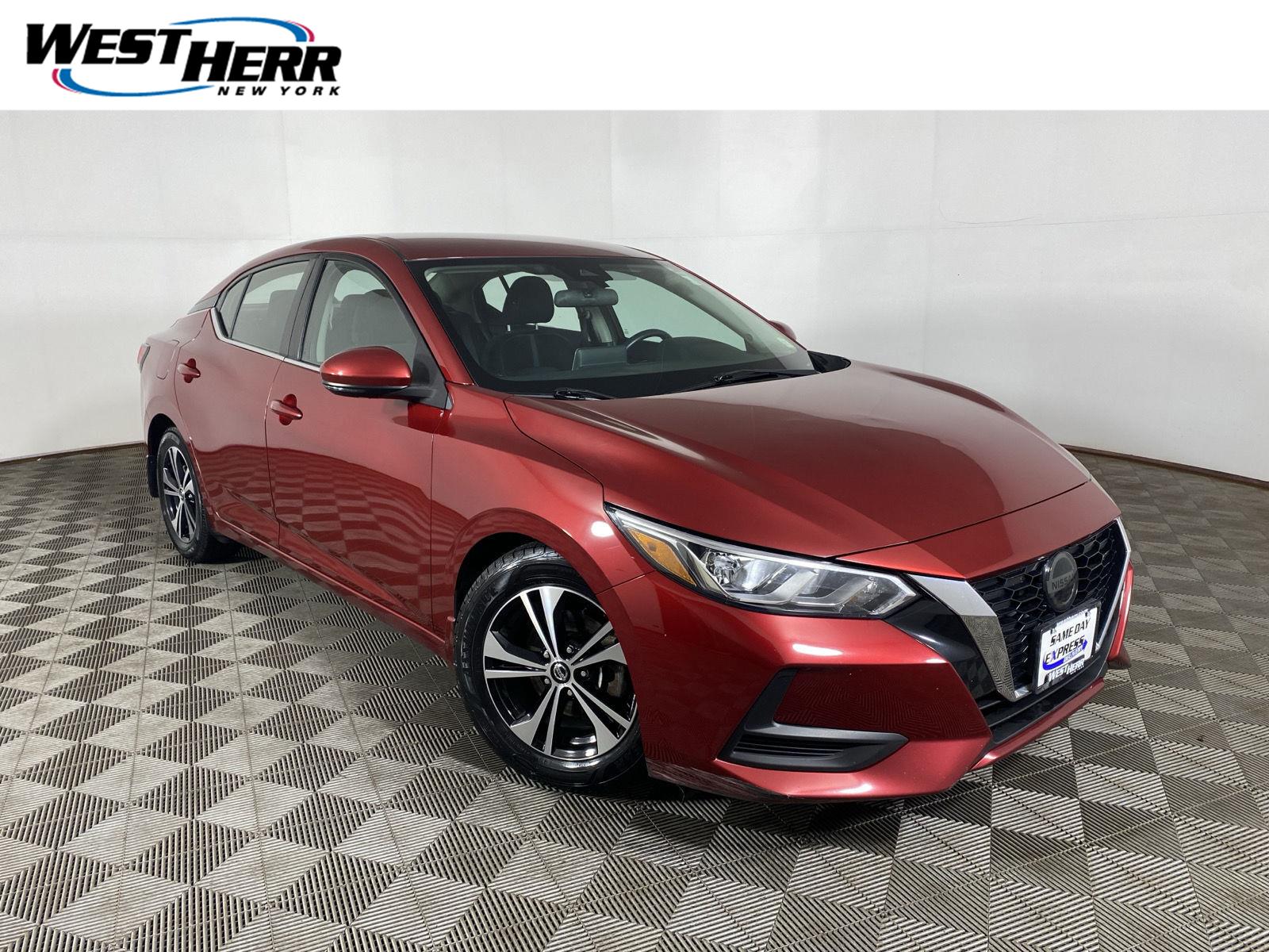Red (Scarlet Ember Tintcoat) 2020 Nissan Sentra Sedan Front-Wheel Drive Continuously Variable Transmission