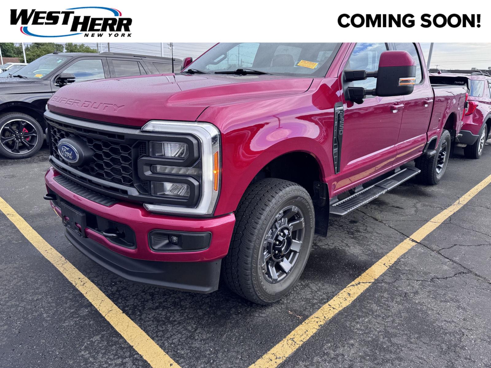 Rapid Red Metallic Tinted Clearcoat 2023 Ford F-250 Super Duty Pickup Truck Four-Wheel Drive Automatic