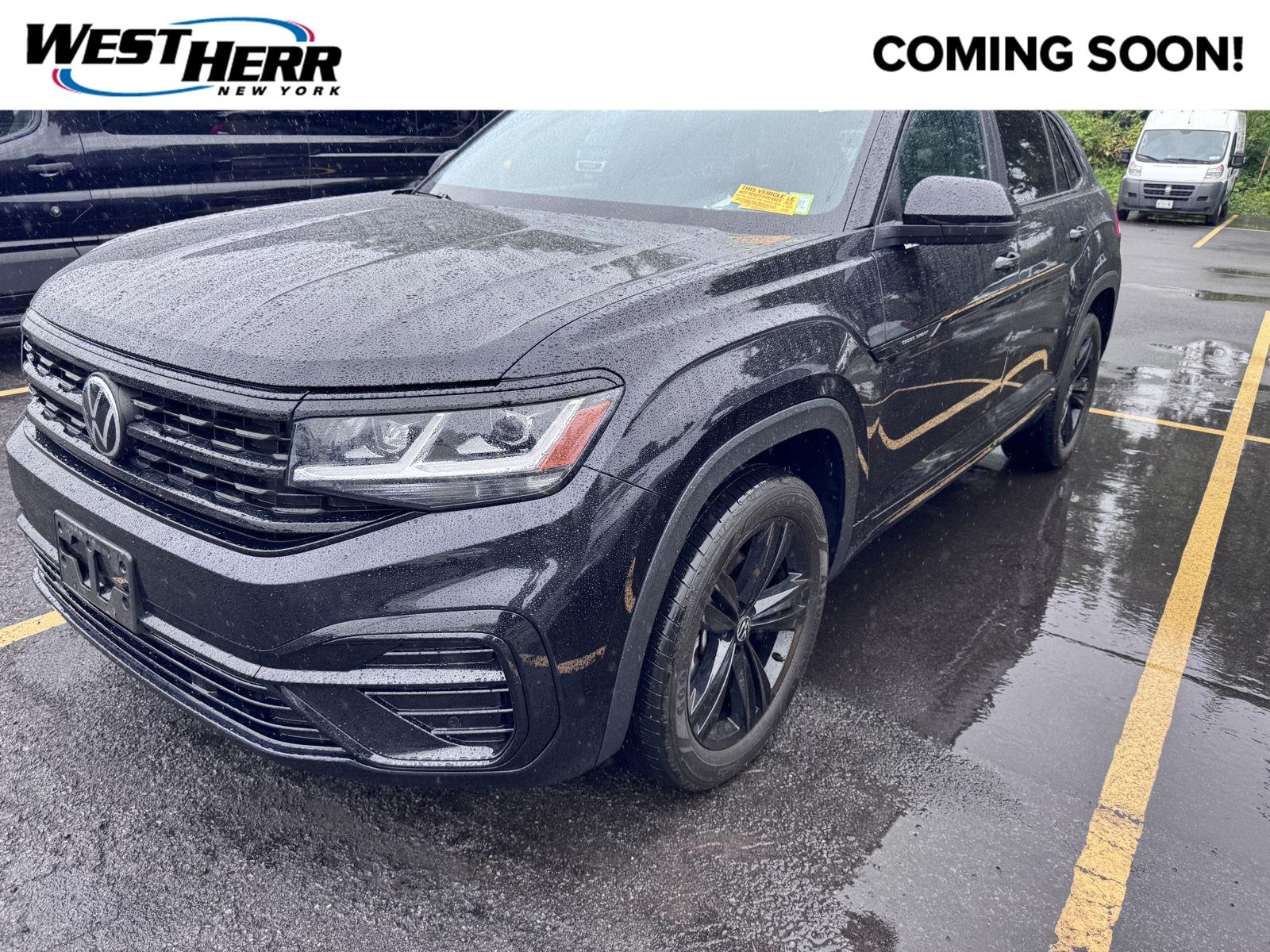 Deep Black Pearl 2023 Volkswagen Atlas Cross Sport SUV / Crossover All-Wheel Drive Automatic