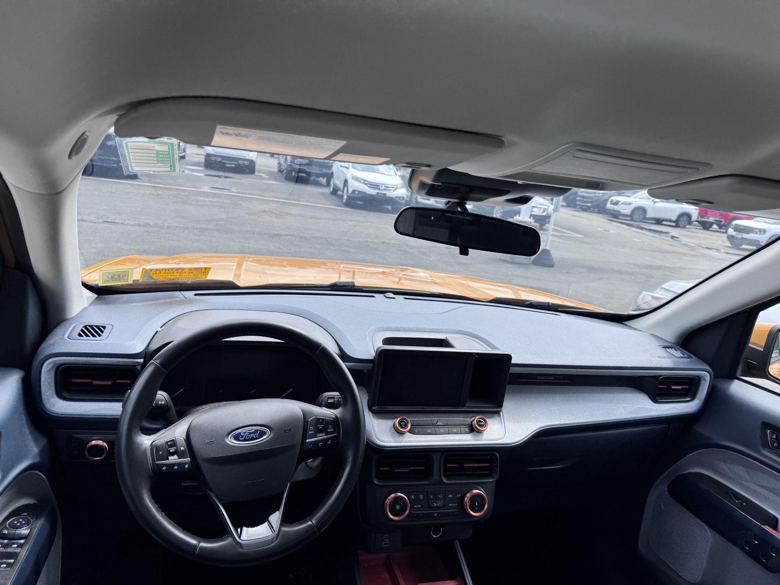 Used 2023 Cyber Orange Metallic Tri-Coat Ford XLT image 9
