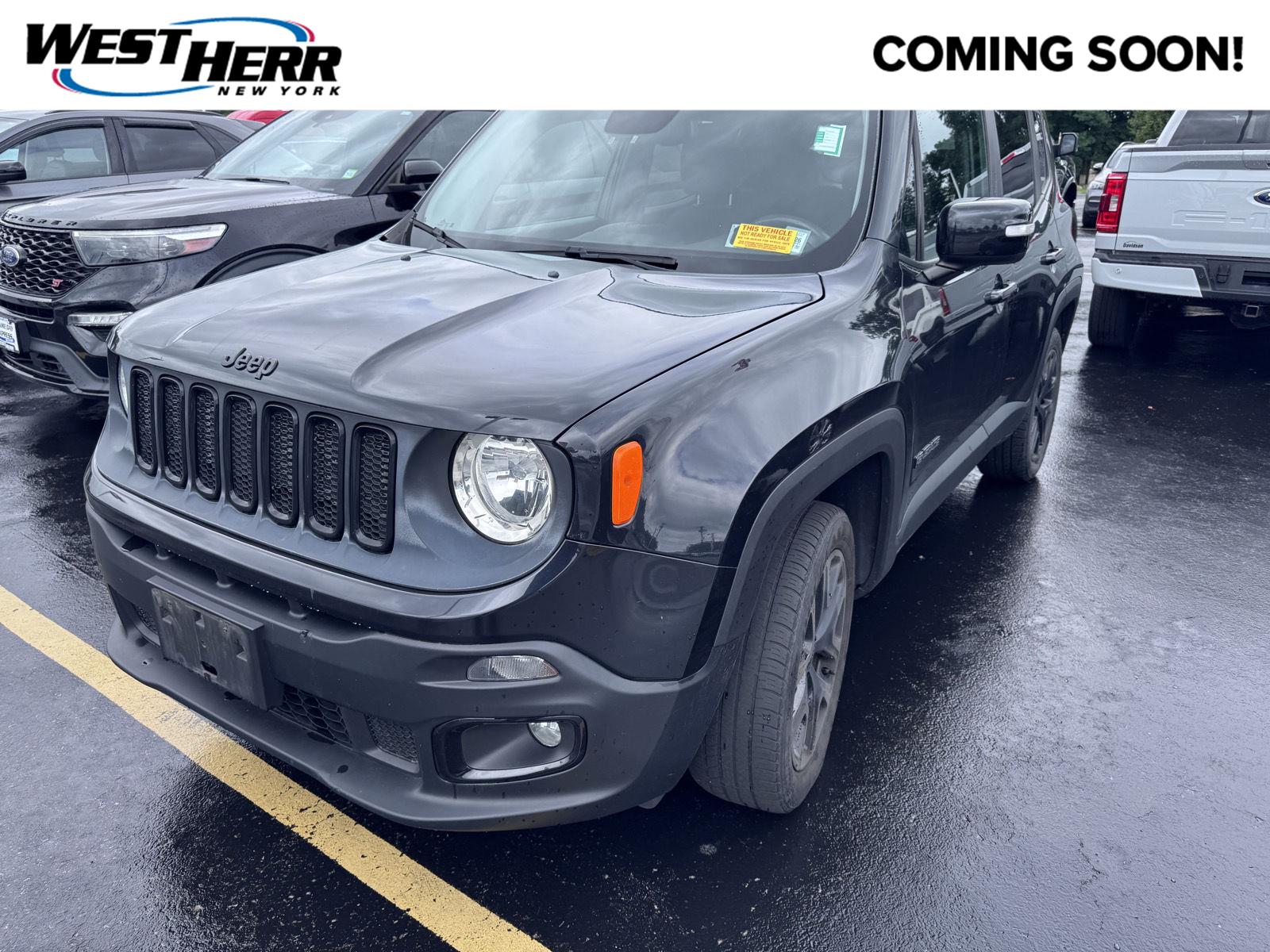 Carbon Black Metallic 2016 Jeep Renegade SUV / Crossover Four-Wheel Drive 9-Speed Automatic