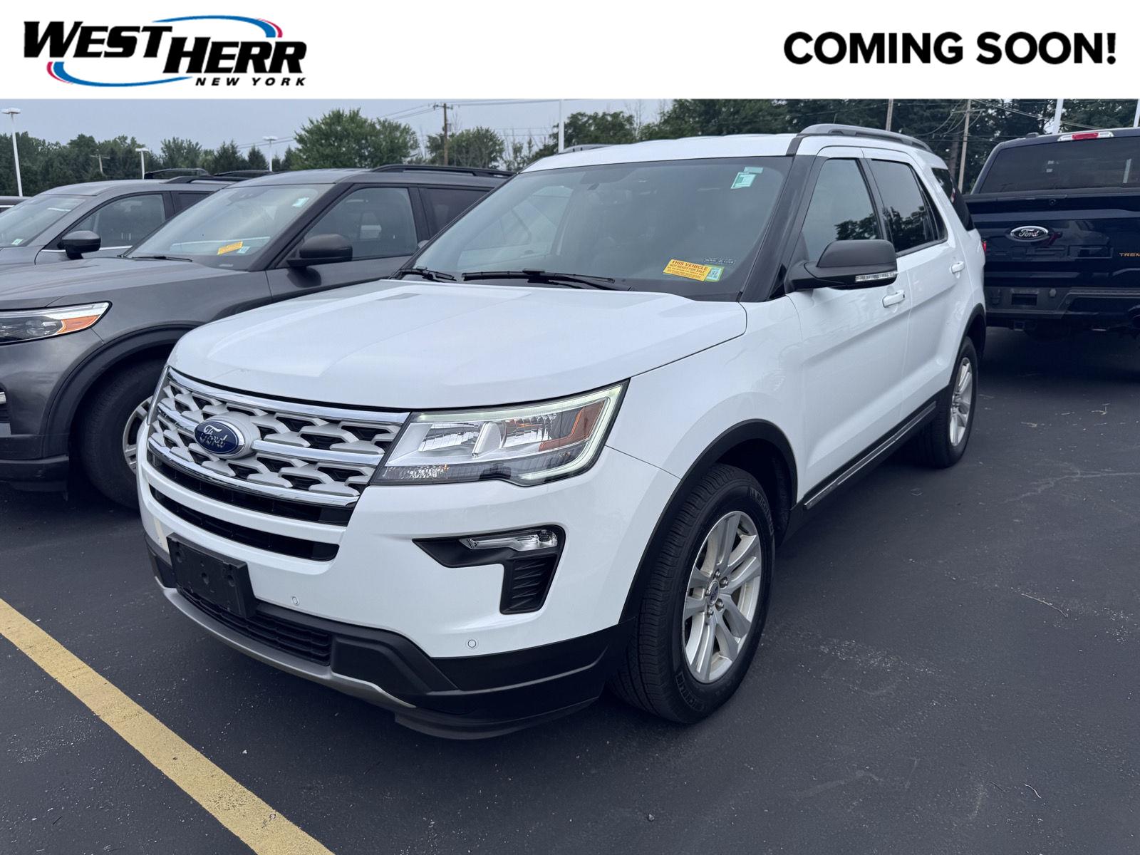Oxford White 2019 Ford Explorer SUV / Crossover All-Wheel Drive 6-Speed Automatic