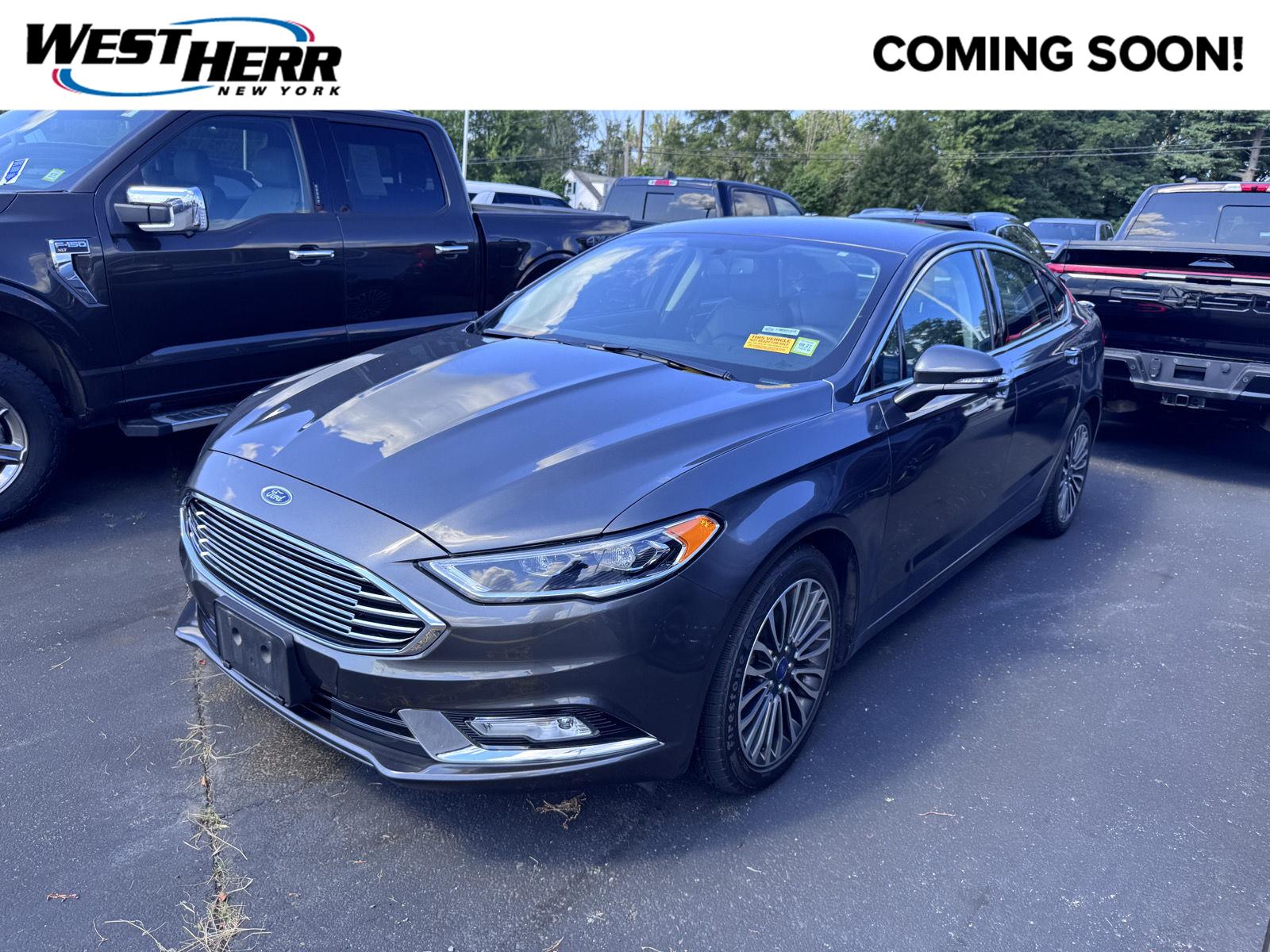 Gray (Magnetic) 2017 Ford Fusion Sedan Front-Wheel Drive 6-Speed Automatic