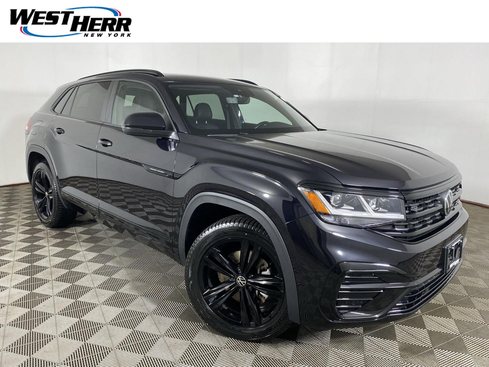 Deep Black Pearl 2023 Volkswagen Atlas Cross Sport SUV / Crossover All-Wheel Drive Automatic