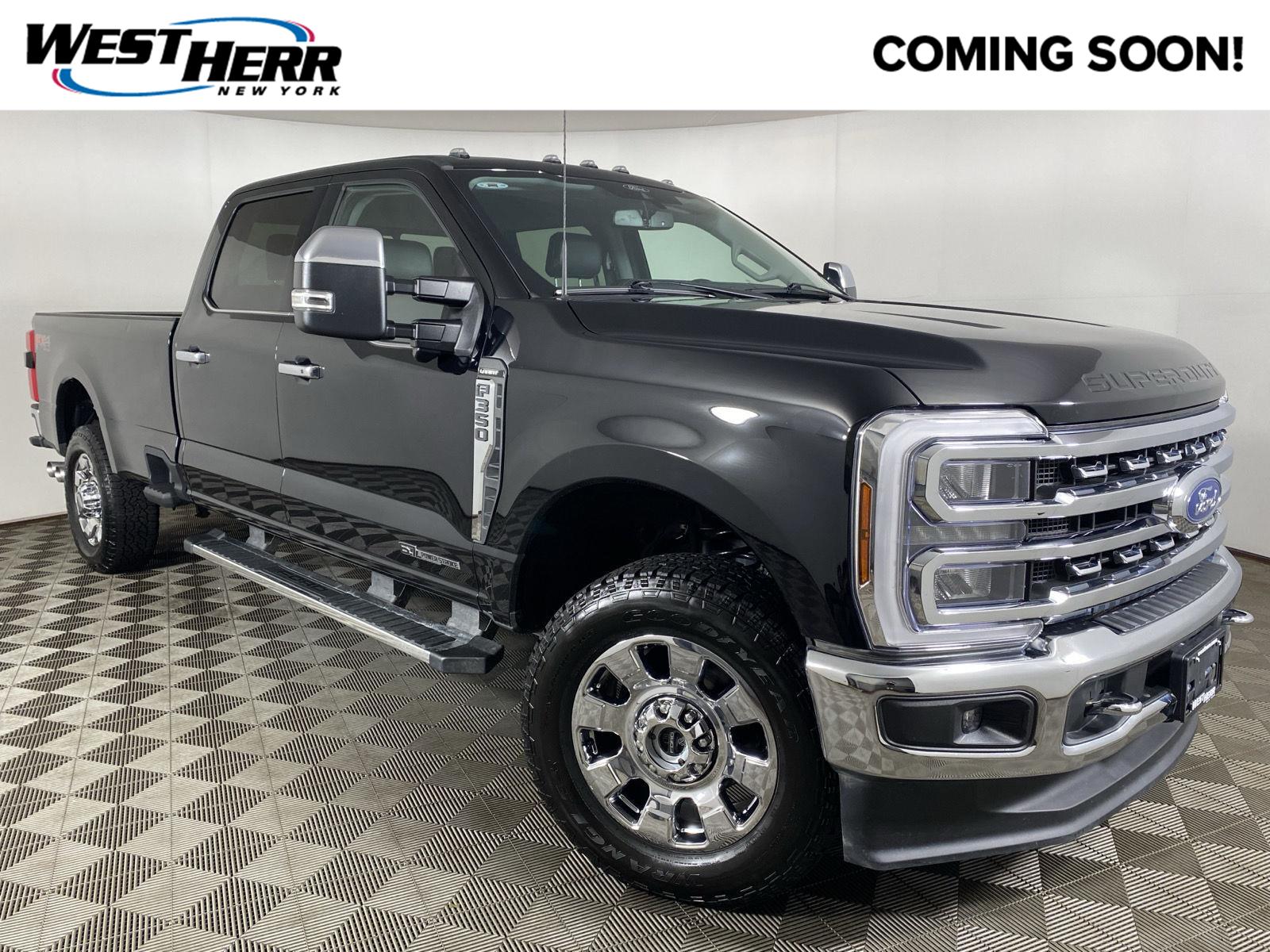 Agate Black 2024 Ford F-350 Super Duty Pickup Truck Four-Wheel Drive Automatic