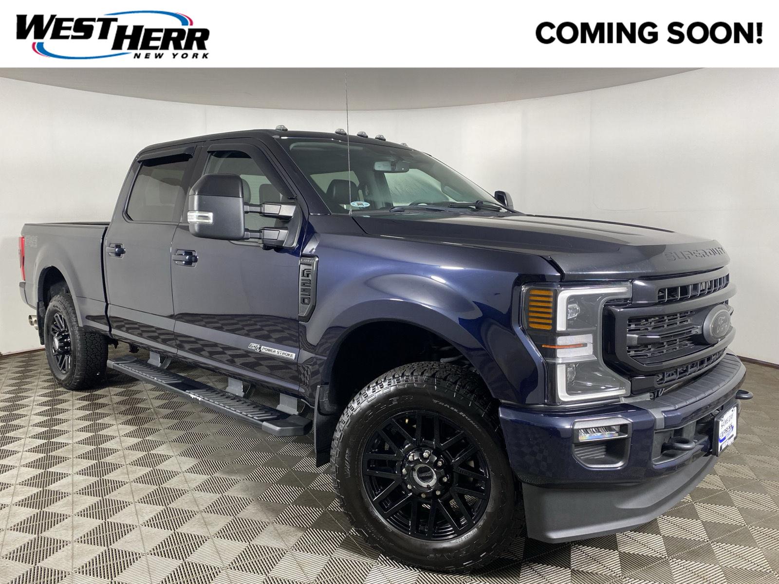 Antimatter Blue 2021 Ford F-250 Super Duty Pickup Truck Four-Wheel Drive Automatic
