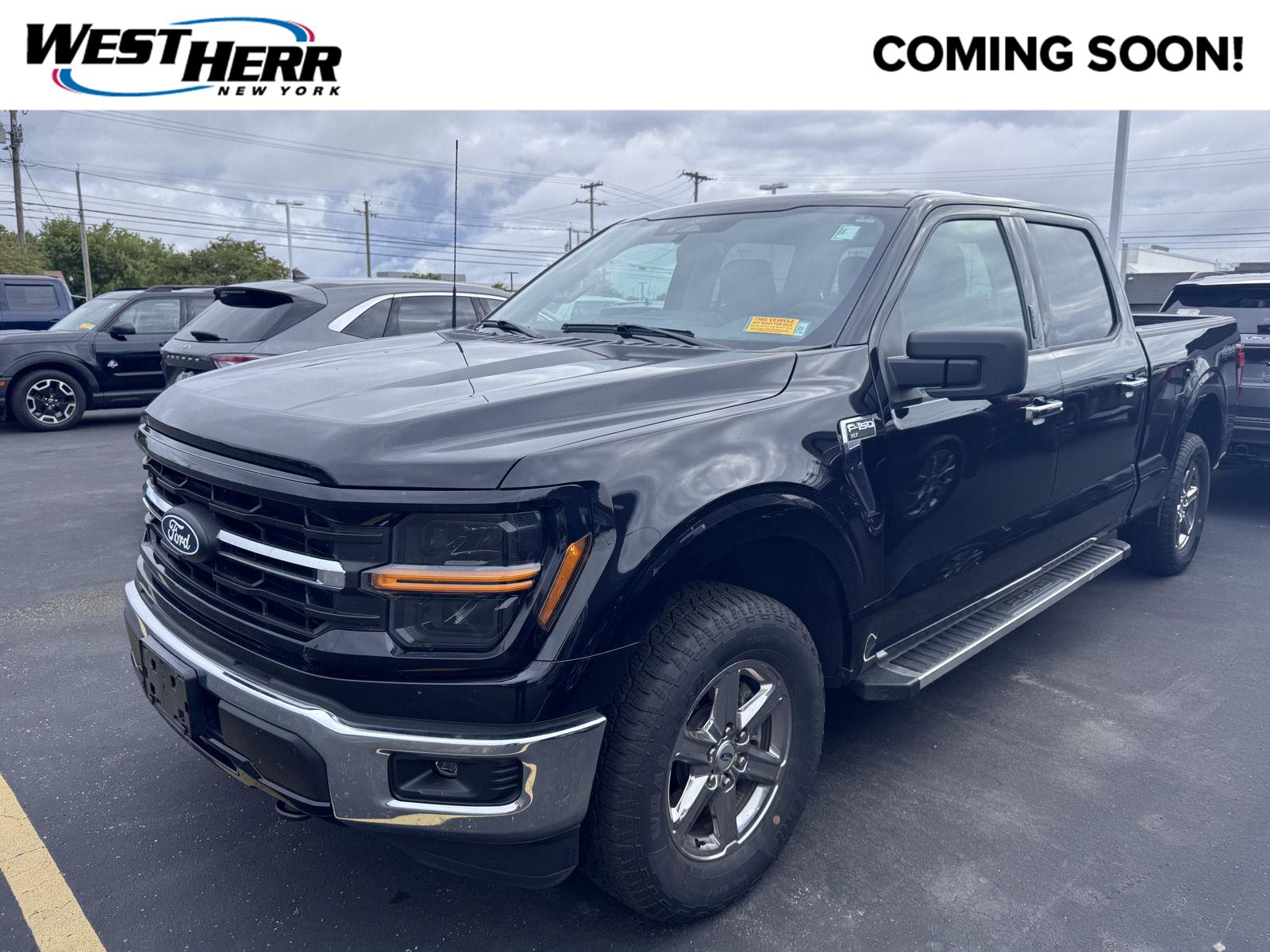 Agate Black 2024 Ford F-150 Pickup Truck Four-Wheel Drive