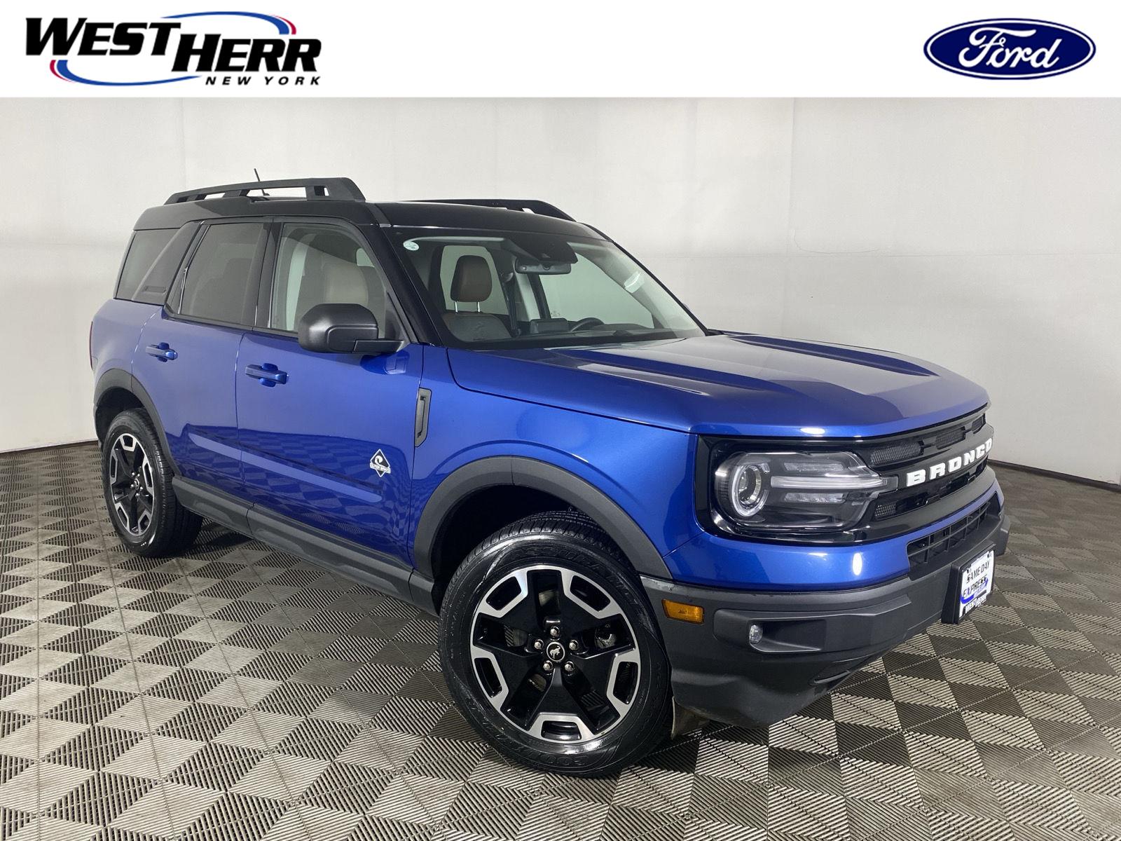 Atlas Blue 2024 Ford Bronco Sport SUV / Crossover All-Wheel Drive 8-Speed Automatic