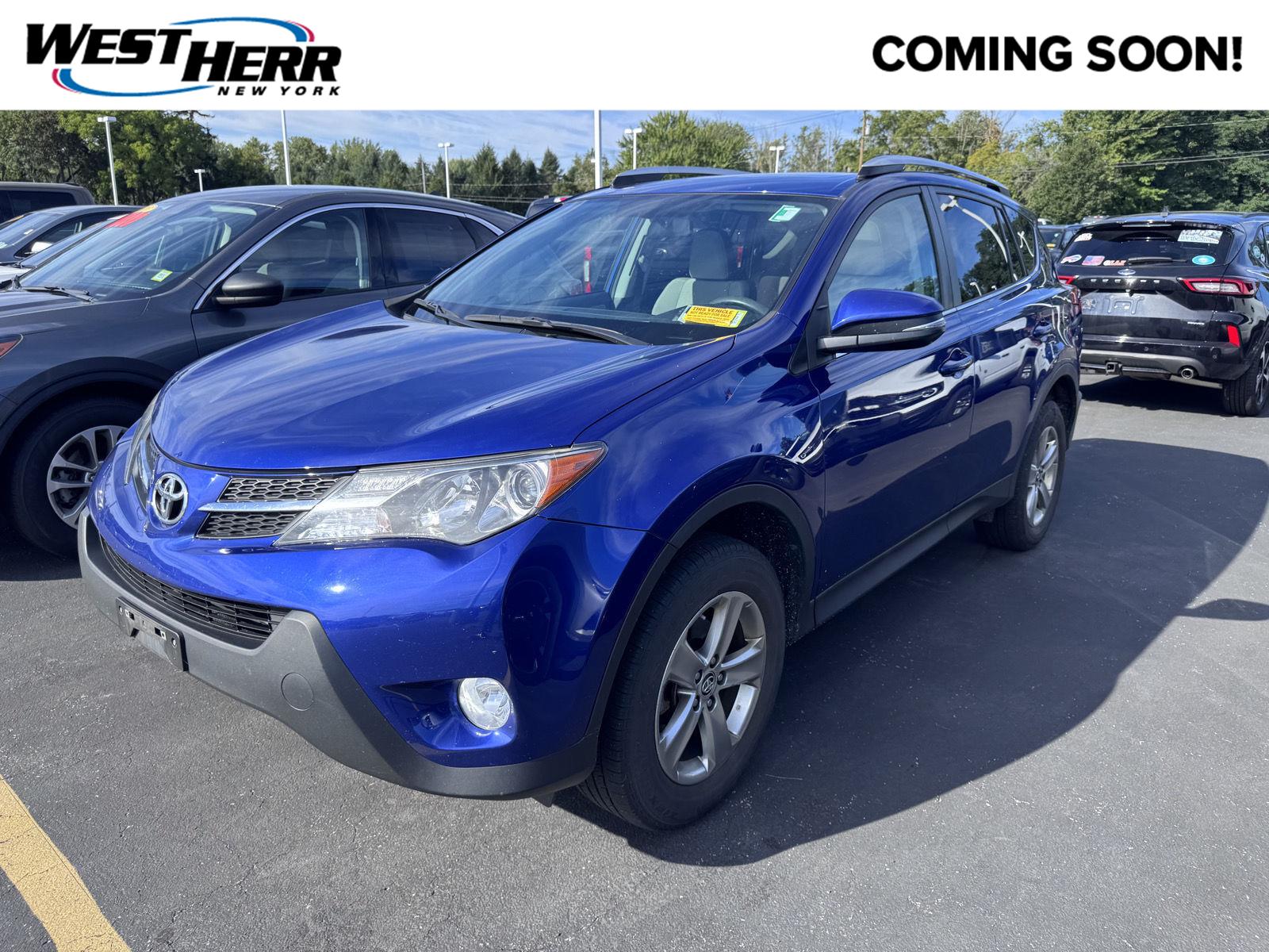 Blue Crush Metallic 2015 Toyota RAV4 SUV / Crossover All-Wheel Drive Automatic