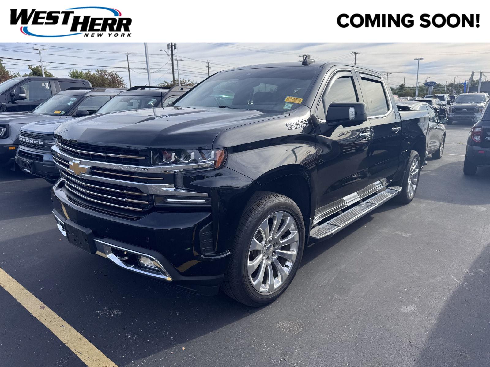 Black 2022 Chevrolet Silverado 1500 Pickup Truck Four-Wheel Drive Automatic