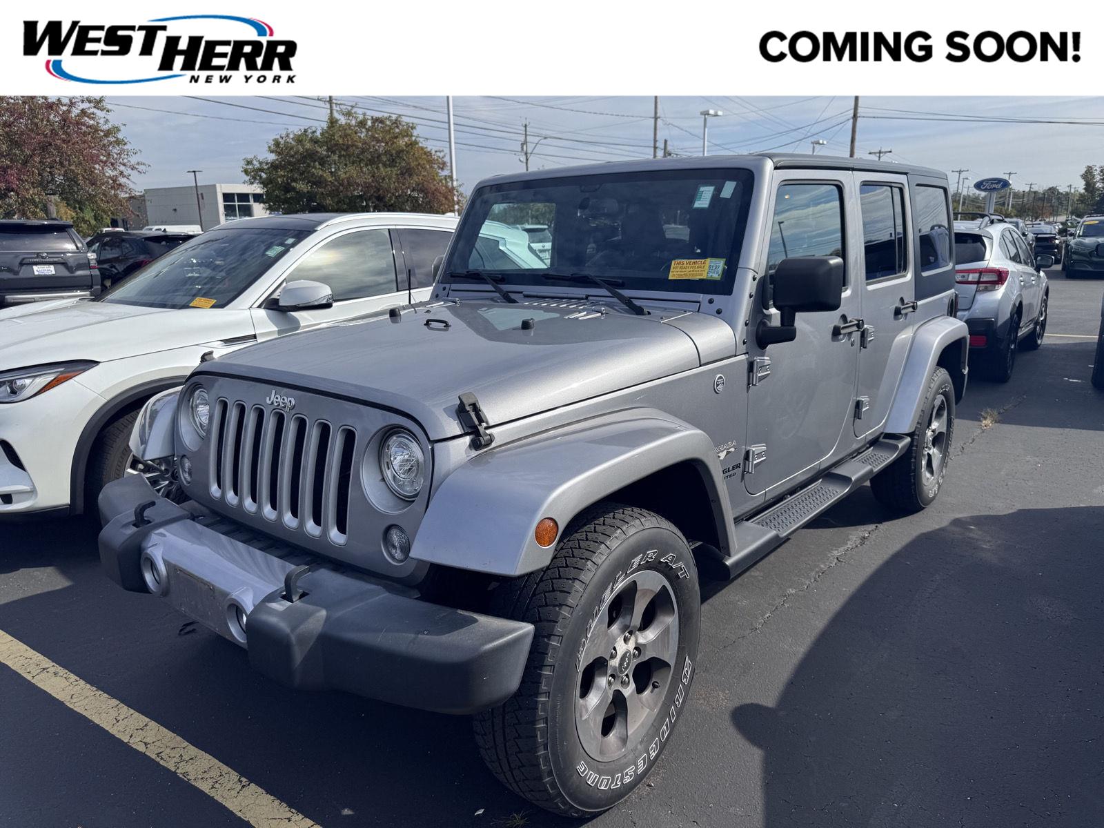 Billet Silver Metallic Clearcoat 2017 Jeep Wrangler SUV / Crossover Four-Wheel Drive 5-Speed Automatic