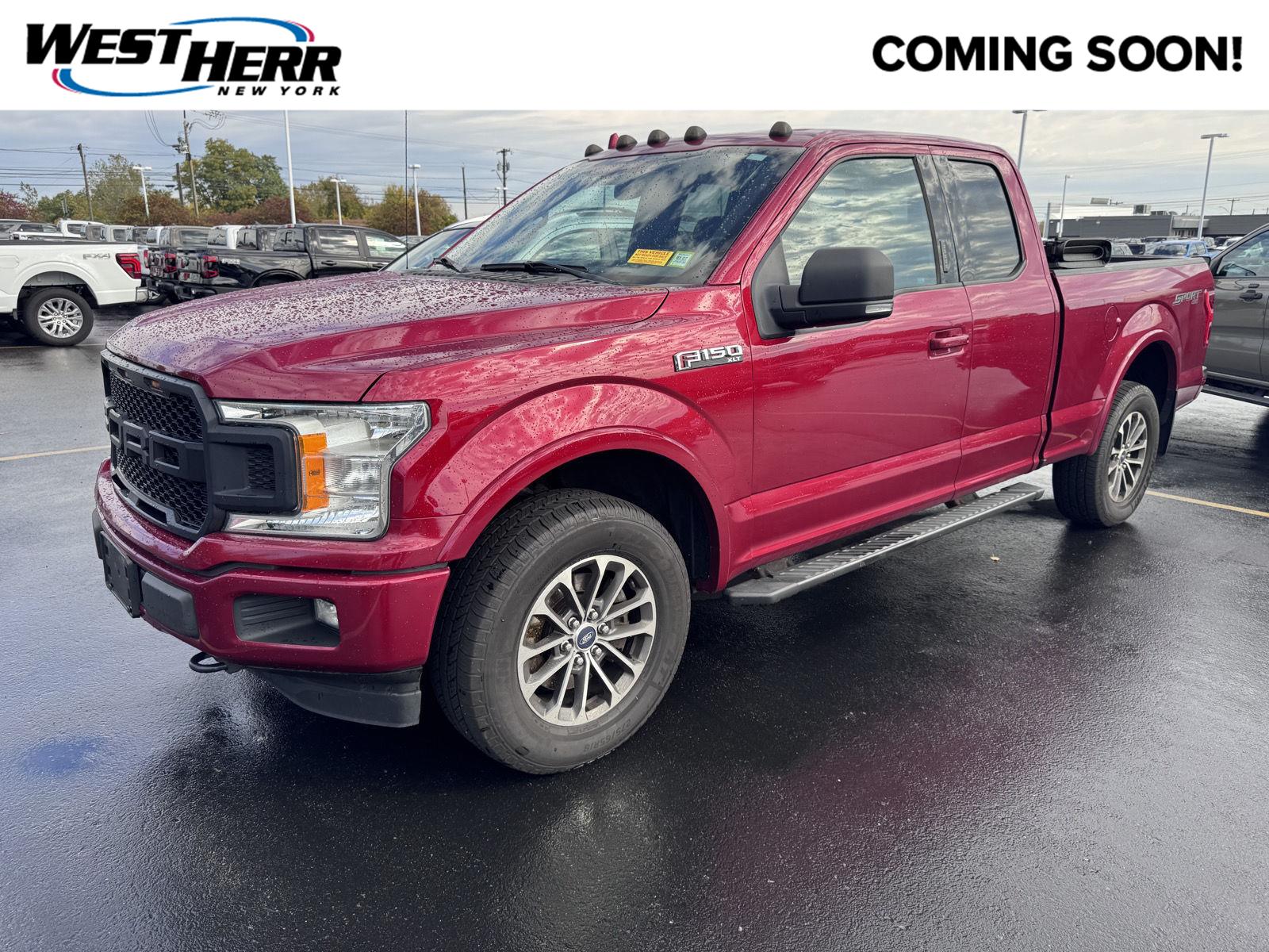 Ruby Red Metallic Tinted Clearcoat 2018 Ford F-150 Pickup Truck Four-Wheel Drive Automatic