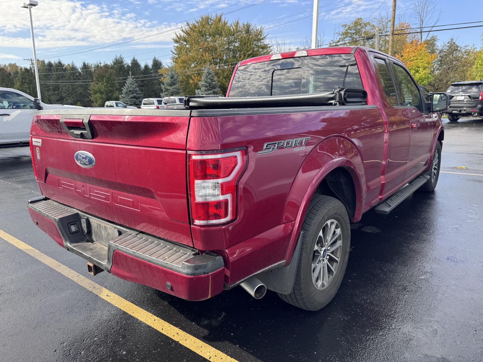 Used 2018 Ruby Red Metallic Tinted Clearcoat Ford XLT image 3