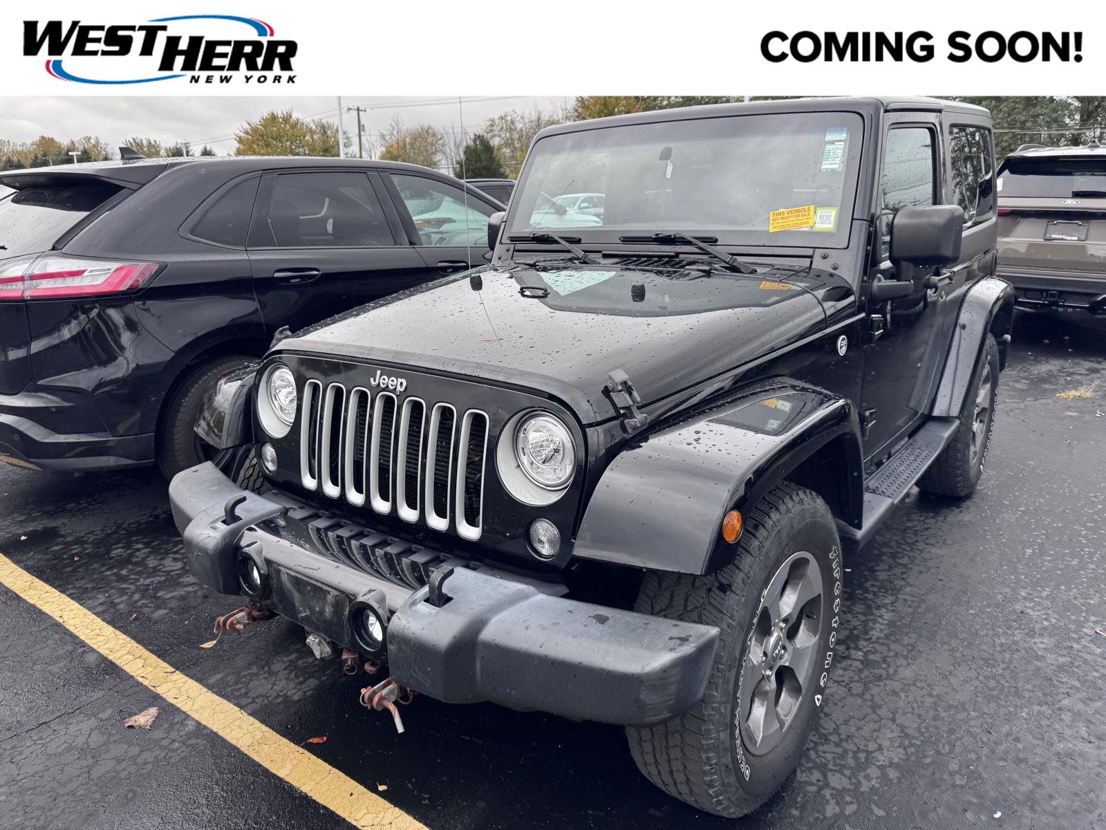 Black Clearcoat 2018 Jeep Wrangler SUV / Crossover Four-Wheel Drive 5-Speed Automatic