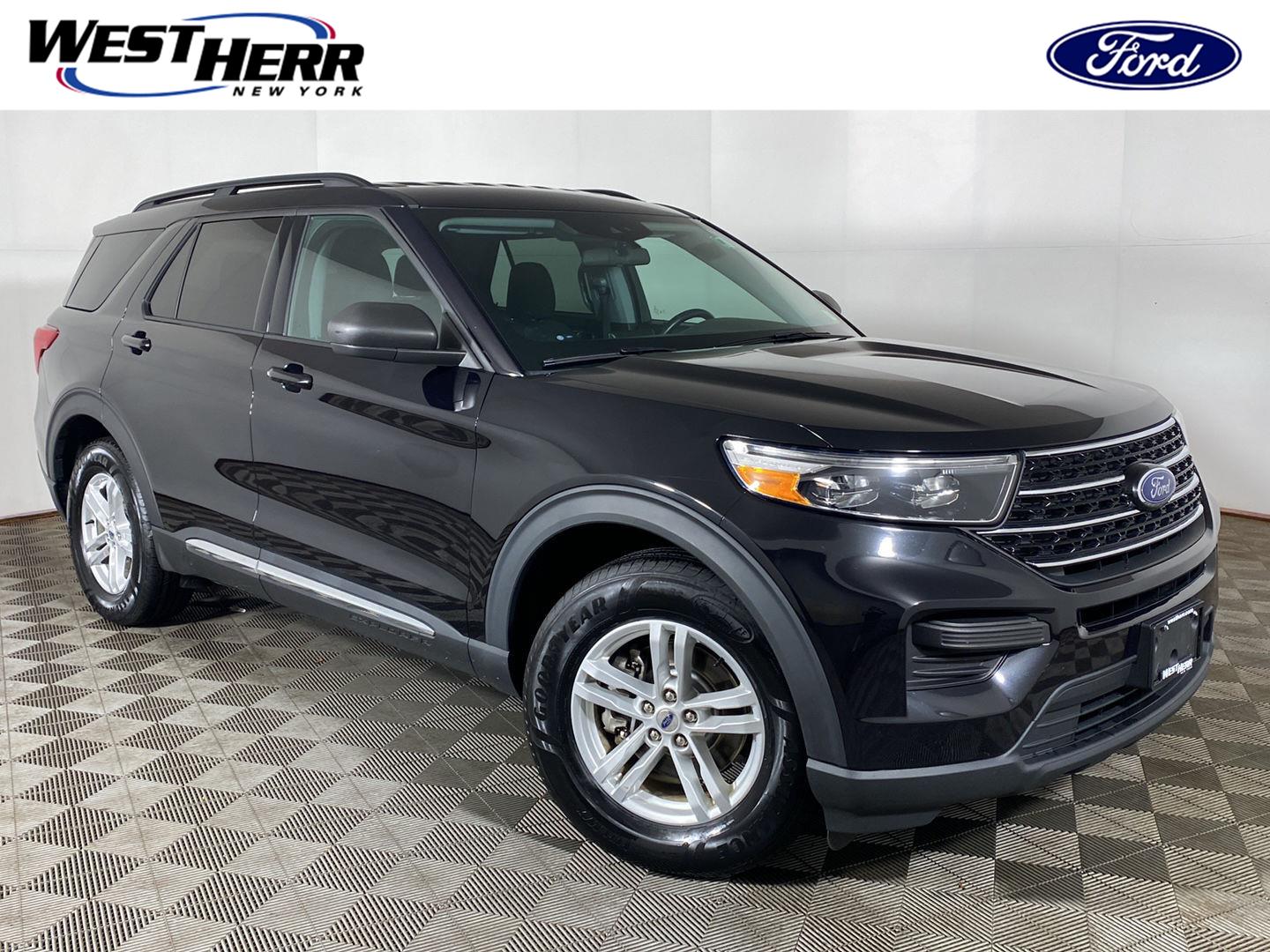 Agate Black 2021 Ford Explorer SUV / Crossover All-Wheel Drive Automatic