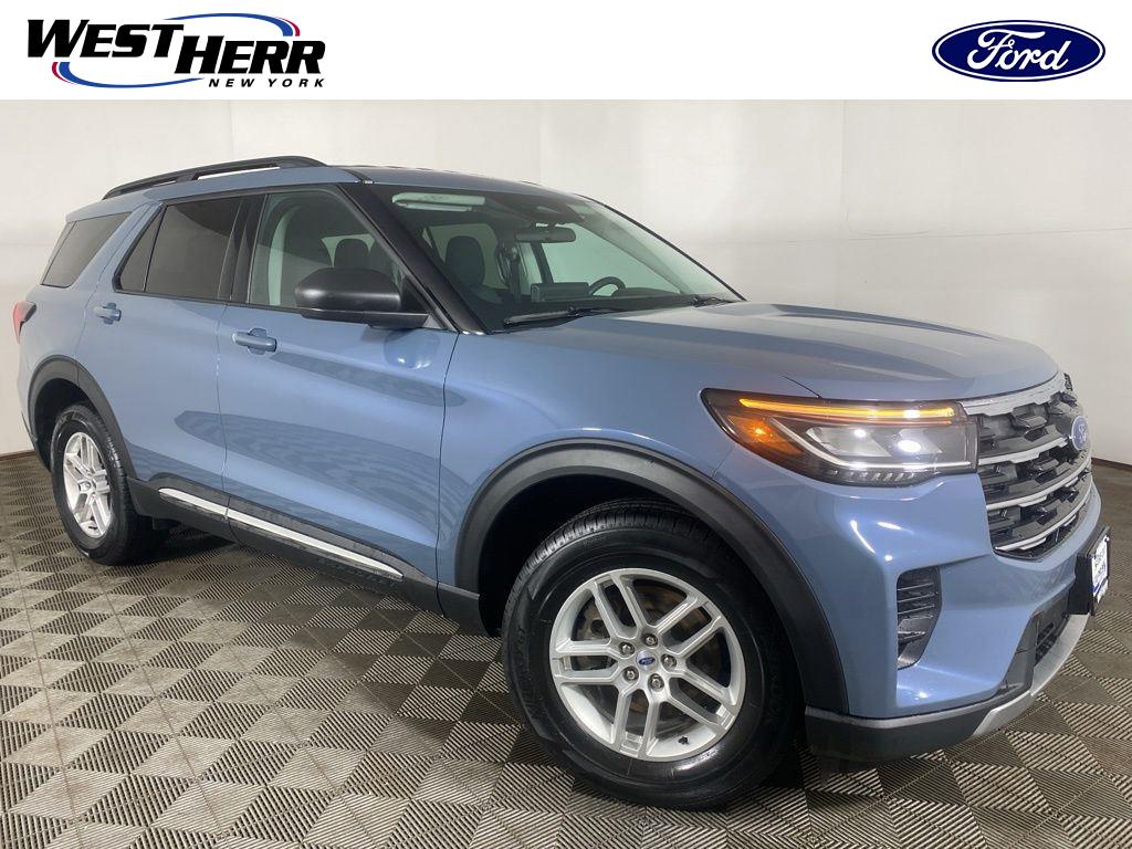 Vapor Blue 2025 Ford Explorer SUV / Crossover All-Wheel Drive Automatic