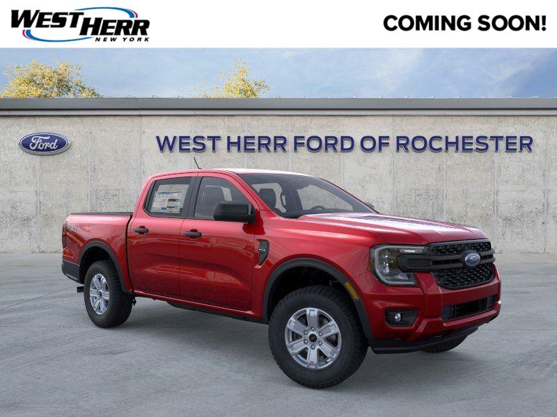 Ruby Red Metallic 2025 Ford Ranger Pickup Truck Four-Wheel Drive Automatic