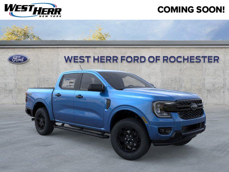Velocity Blue 2026 Ford Ranger Pickup Truck Four-Wheel Drive Automatic