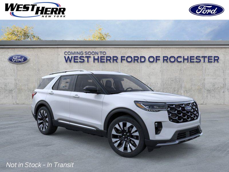 Space White 2026 Ford Explorer SUV / Crossover All-Wheel Drive Automatic