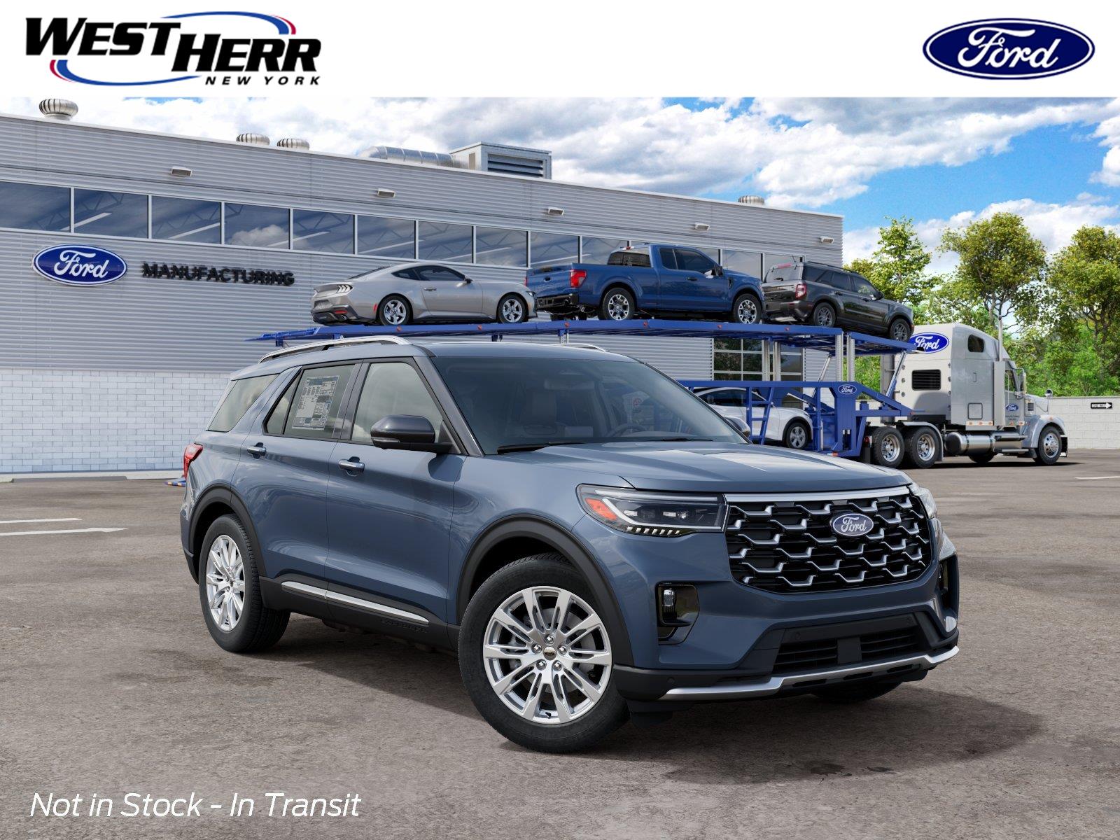 Vapor Blue 2027 Ford Explorer SUV / Crossover All-Wheel Drive Automatic