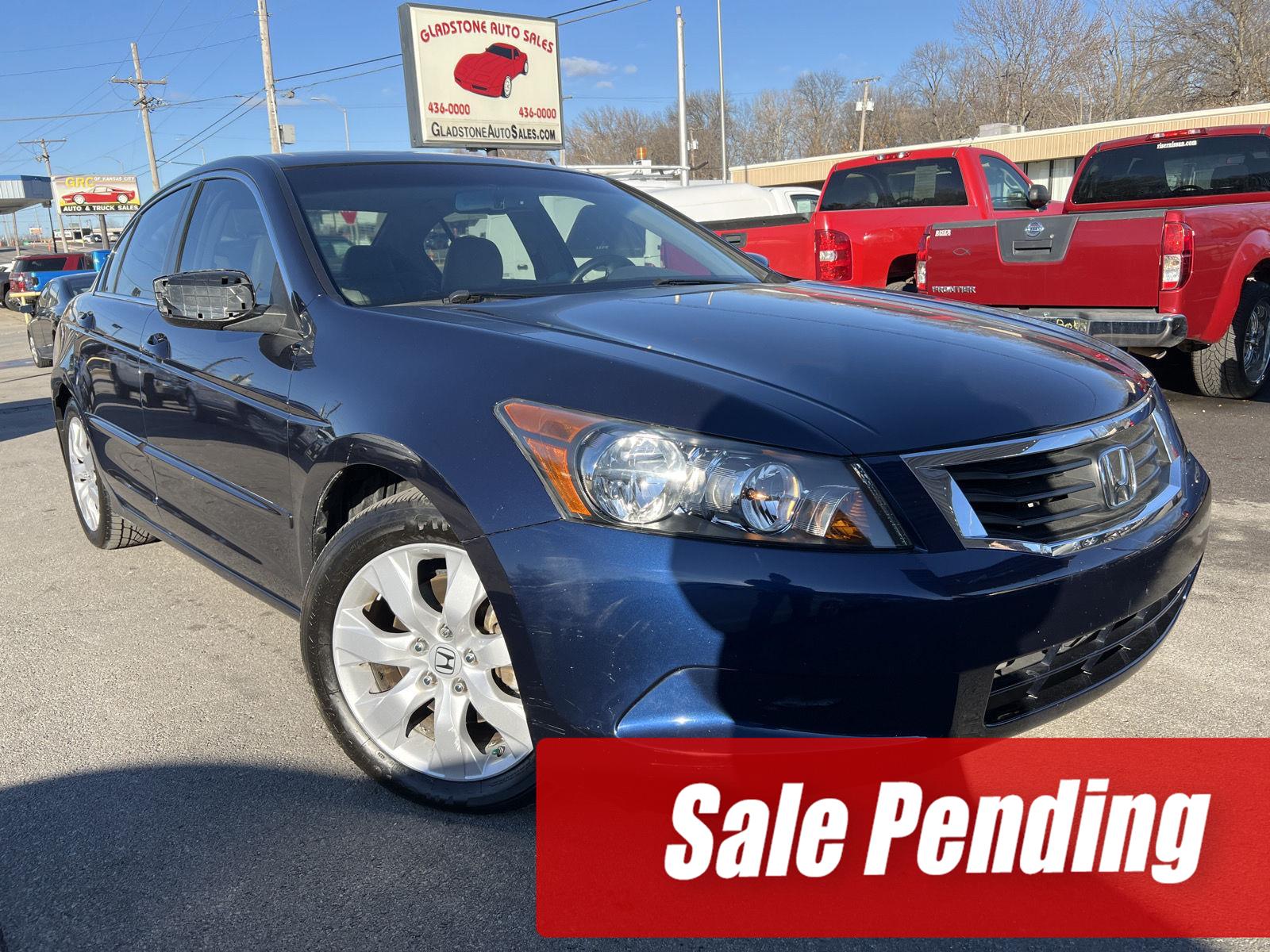 Royal Blue Pearl 2009 Honda Accord EX-L Sedan Front-Wheel Drive 5-Speed Manual