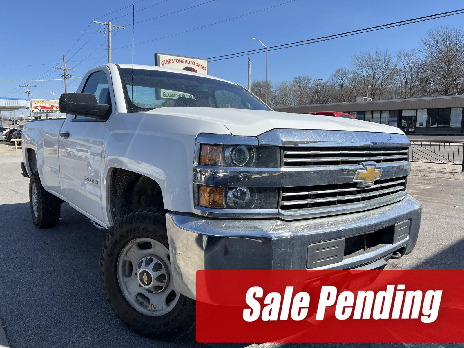 Summit White 2015 Chevrolet Silverado 2500HD Work Truck LB 4WD Pickup Truck Four-Wheel Drive 6-Speed Automatic
