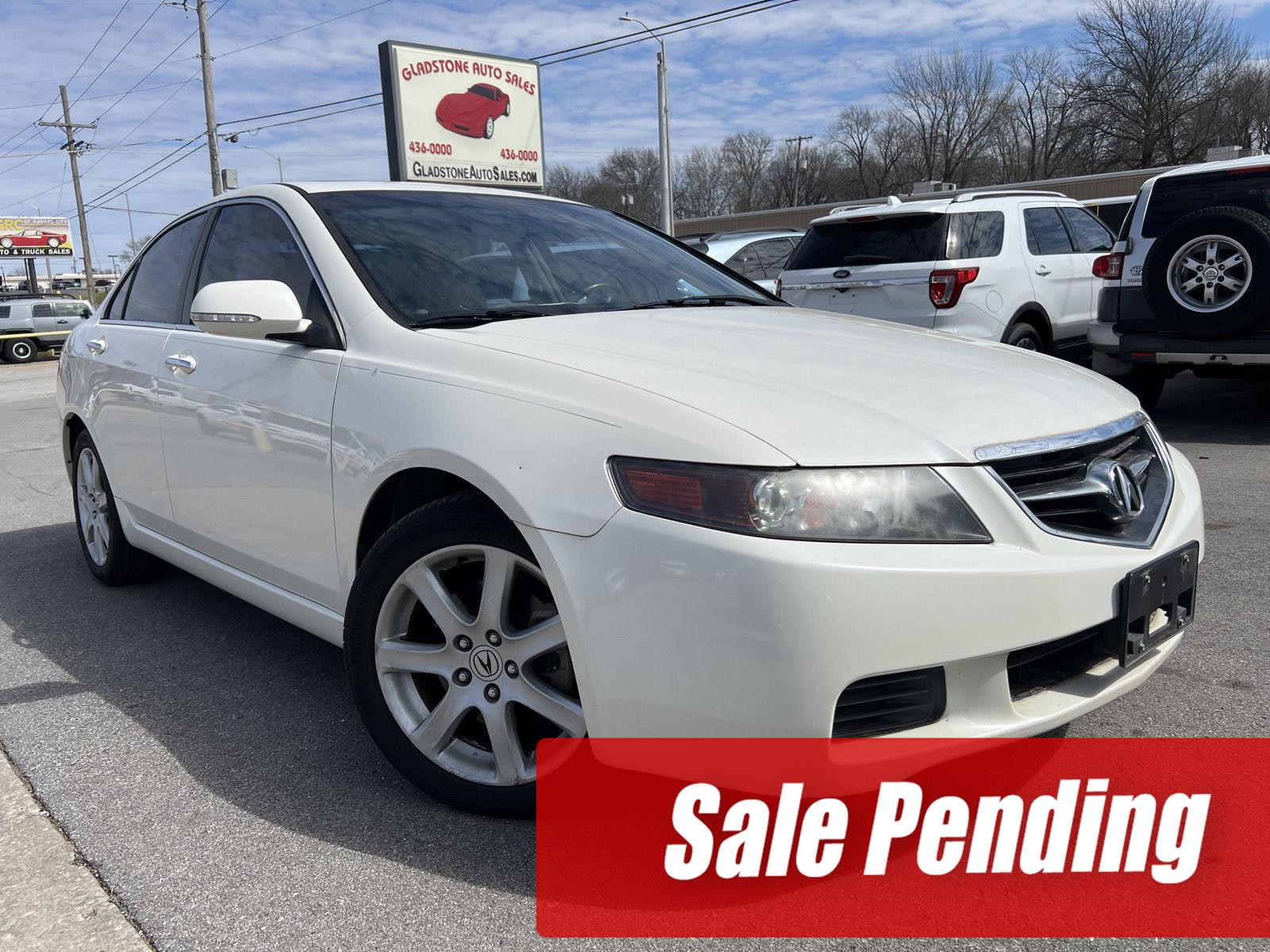 Premium White Pearl 2004 Acura TSX Sedan Front-Wheel Drive Automatic