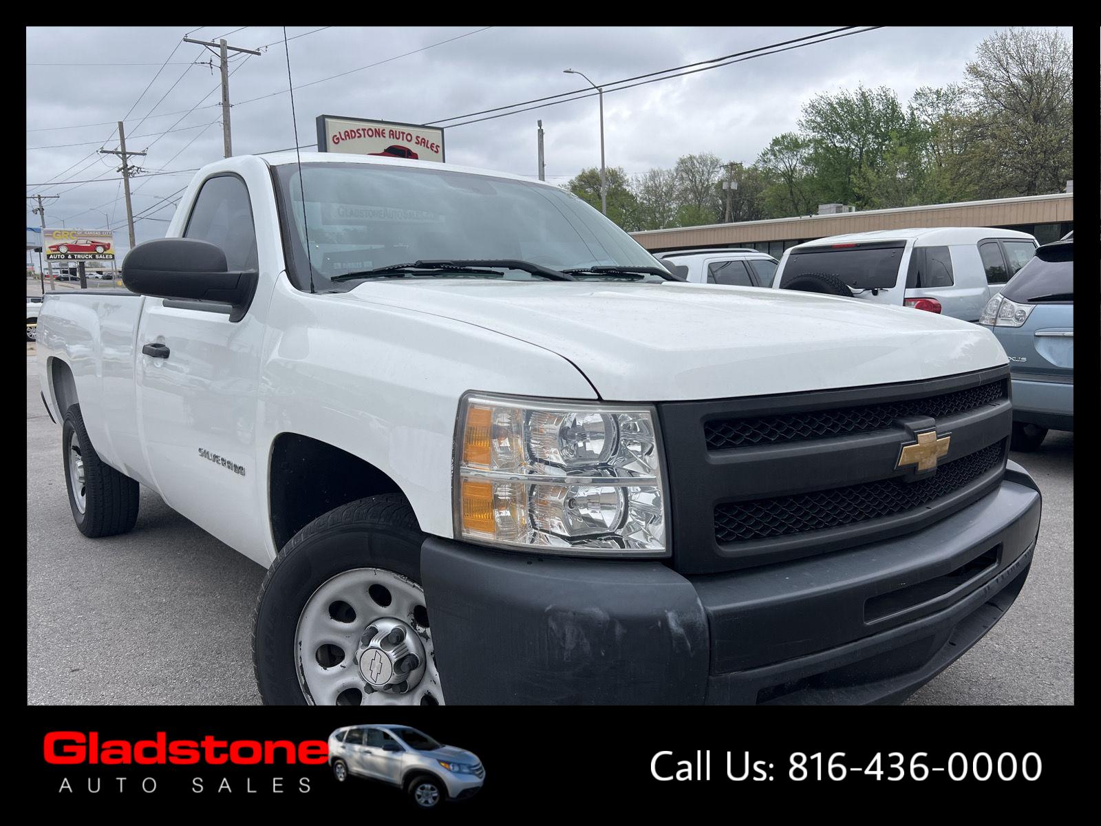Summit White 2013 Chevrolet Silverado 1500 Work Truck RWD Pickup Truck 4X2 4-Speed Automatic