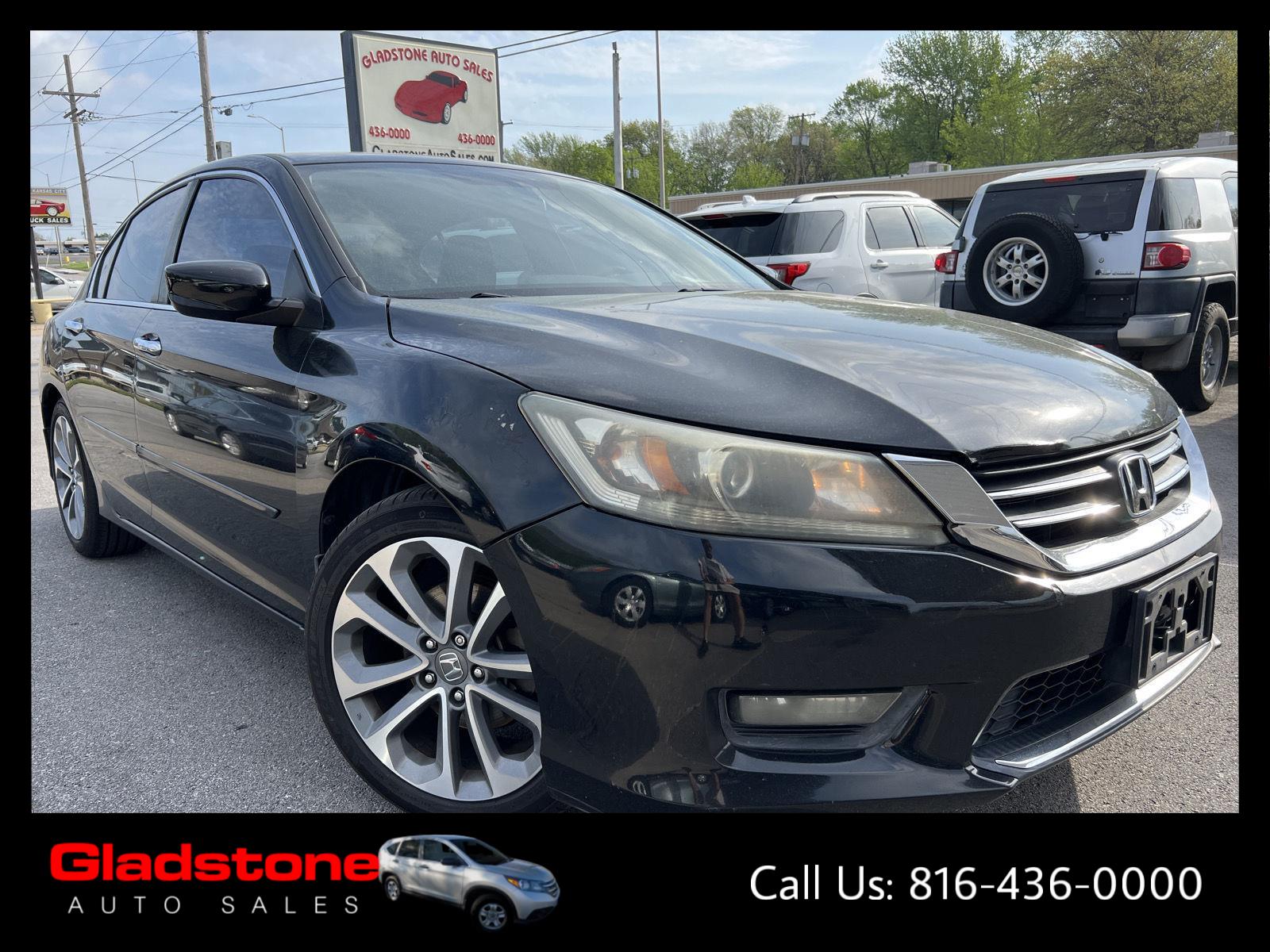 Crystal Black Pearl 2014 Honda Accord Sport Sedan Front-Wheel Drive Manual