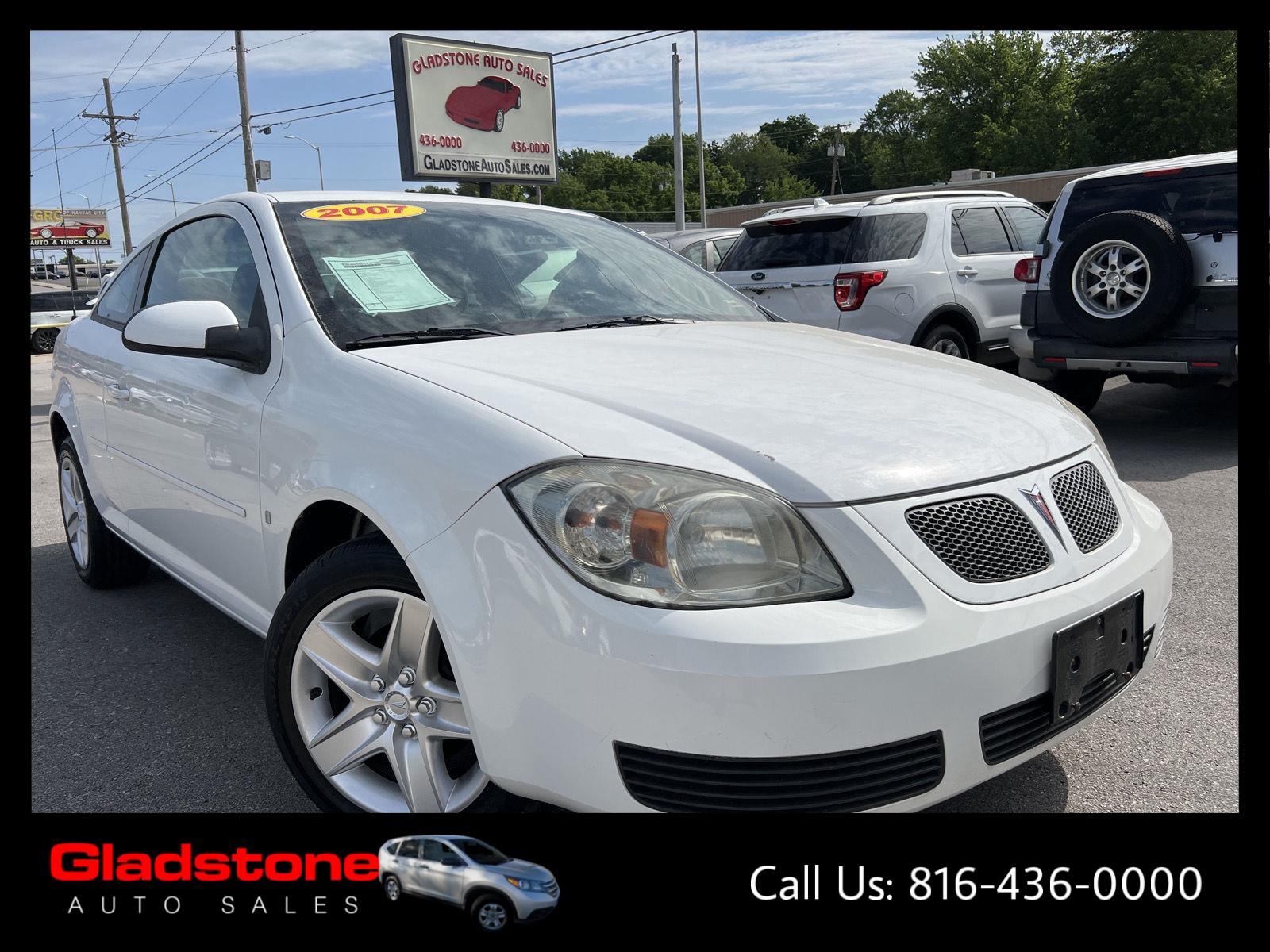 Summit White 2007 Pontiac G5 Base Coupe Front-Wheel Drive Automatic