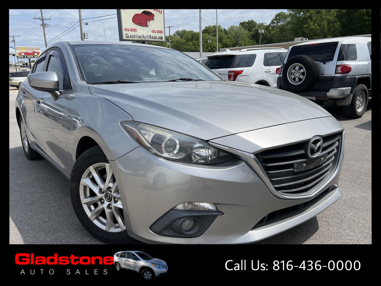 Liquid Silver Metallic 2016 Mazda MAZDA3 i Grand Touring Hatchback Hatchback Front-Wheel Drive Automatic