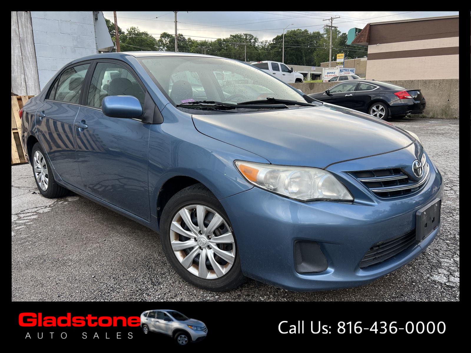 Nautical Blue Metallic 2013 Toyota Corolla LE Sedan Front-Wheel Drive Automatic