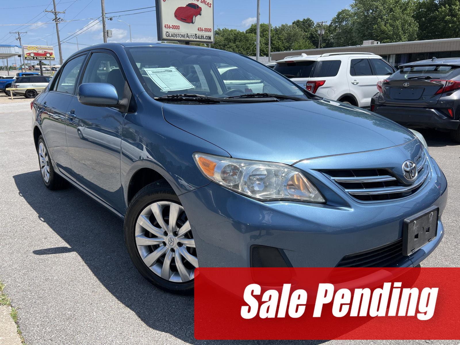 Nautical Blue Metallic 2013 Toyota Corolla Sedan Front-Wheel Drive Automatic