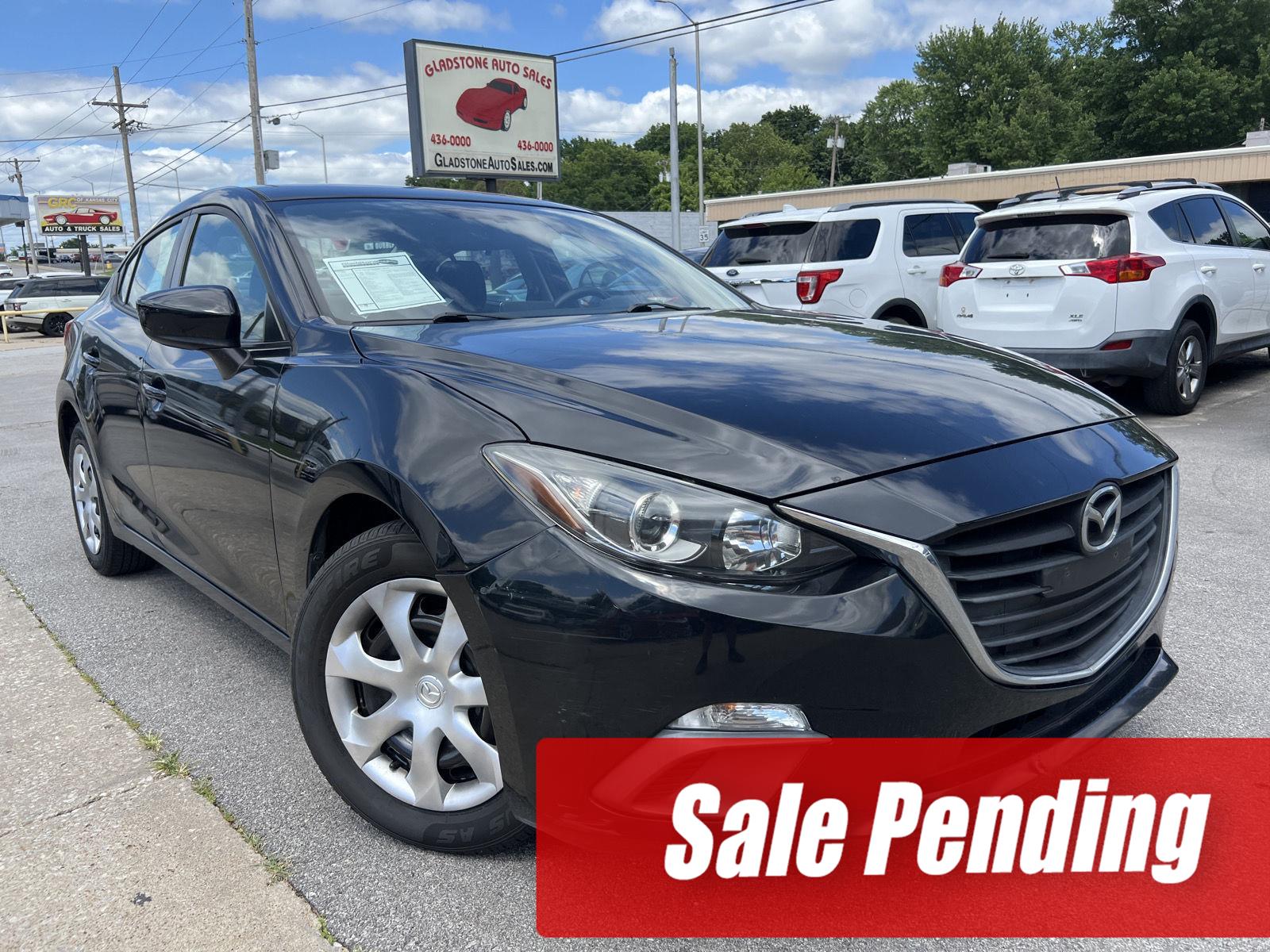 Jet Black Mica 2015 Mazda MAZDA3 Sedan Front-Wheel Drive Automatic