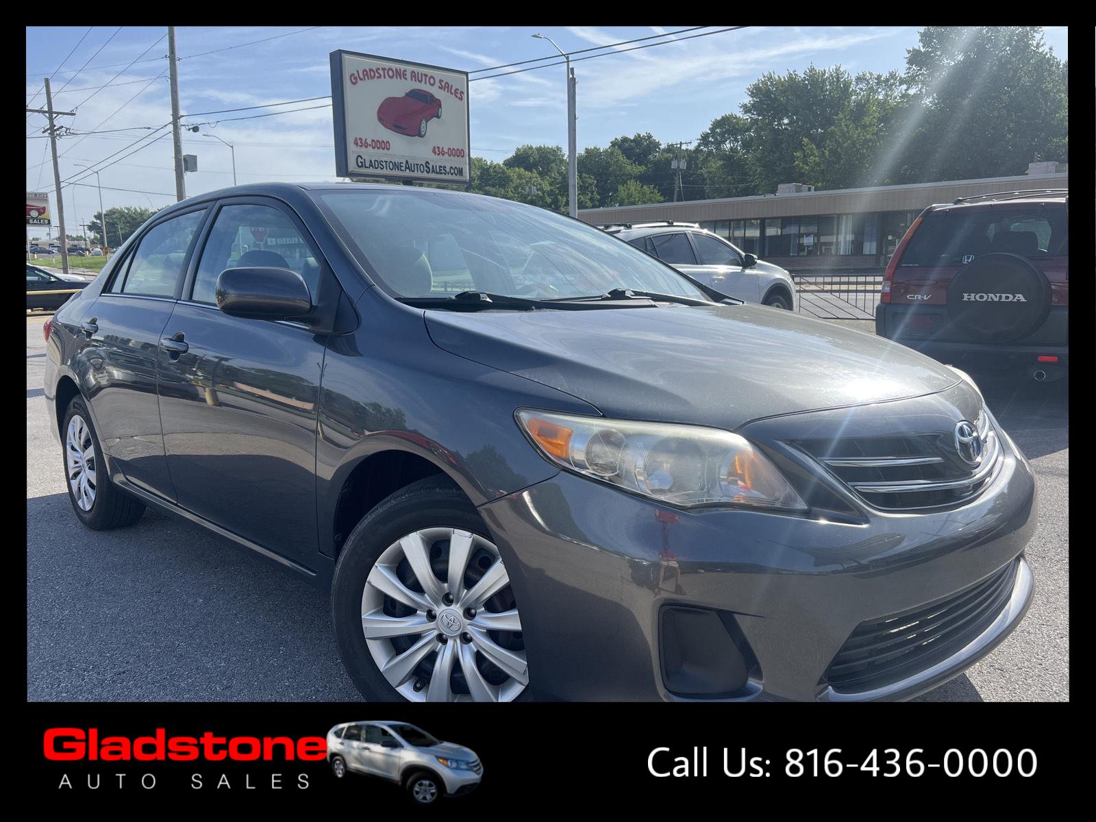 Magnetic Gray Metallic 2013 Toyota Corolla Sedan Front-Wheel Drive Automatic