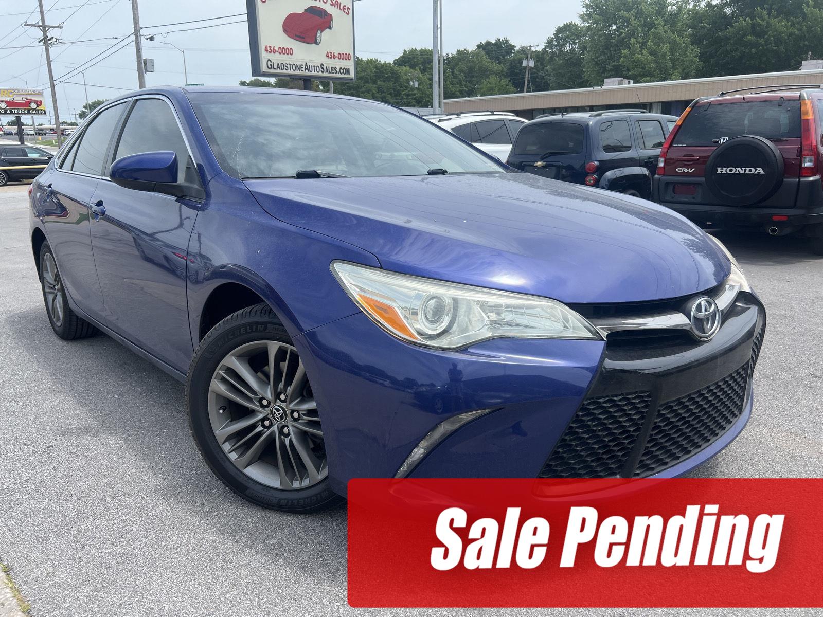 Blue Crush Metallic 2015 Toyota Camry Sedan Front-Wheel Drive Automatic