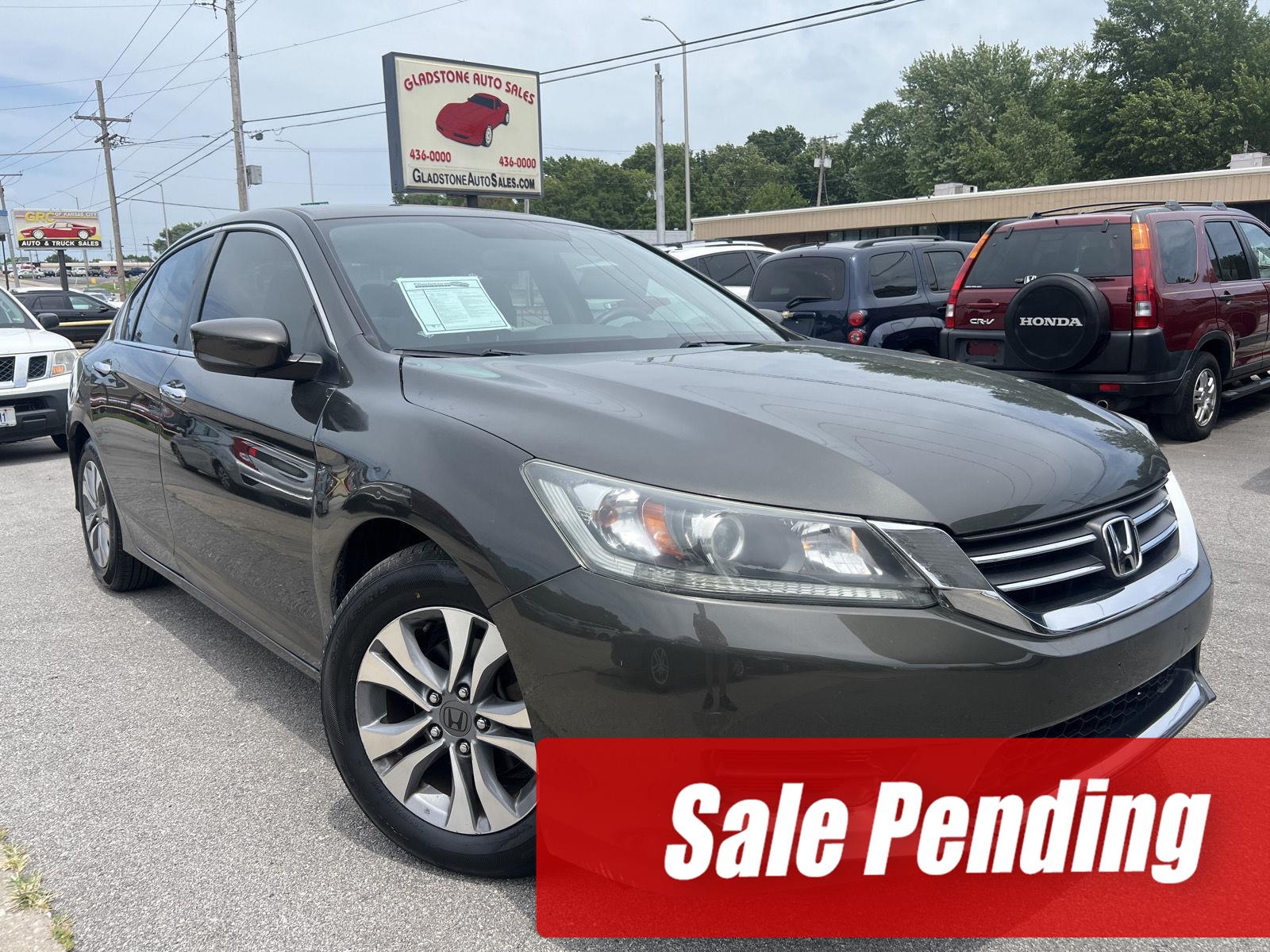 Hematite Metallic 2014 Honda Accord Sedan Front-Wheel Drive Continuously Variable Transmission