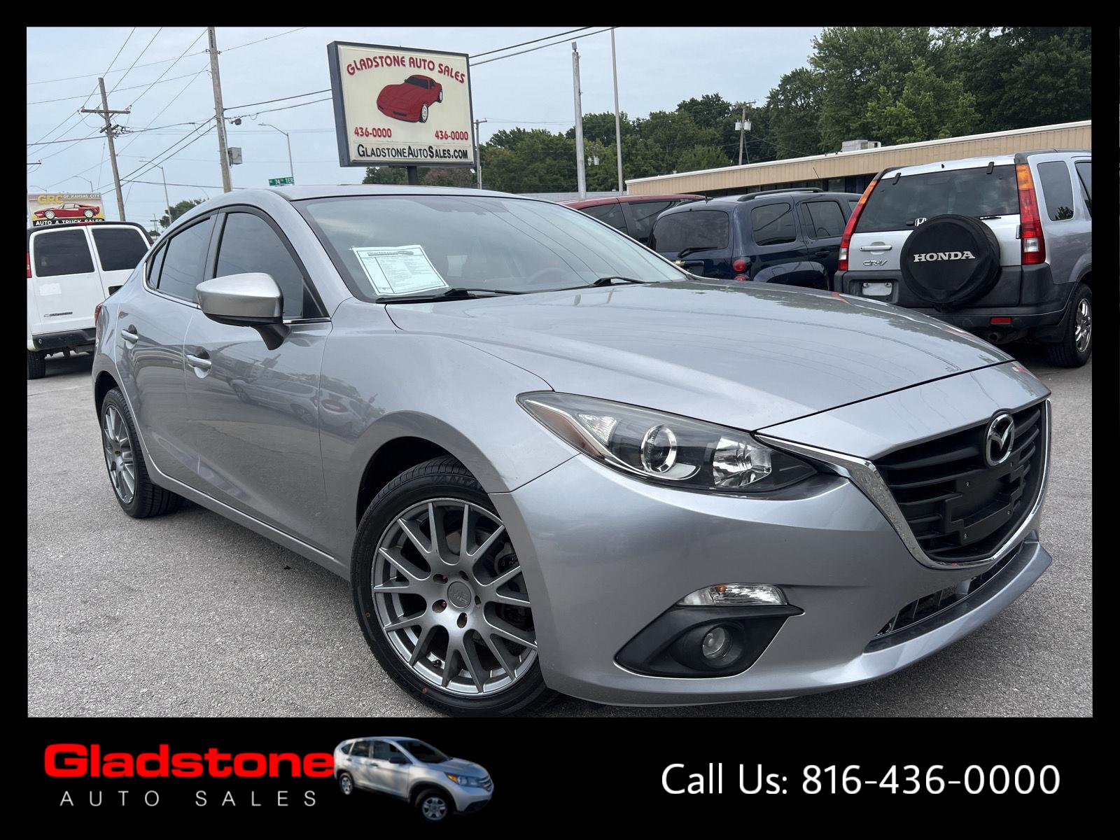 Liquid Silver Metallic 2016 Mazda MAZDA3 Sedan Front-Wheel Drive Automatic
