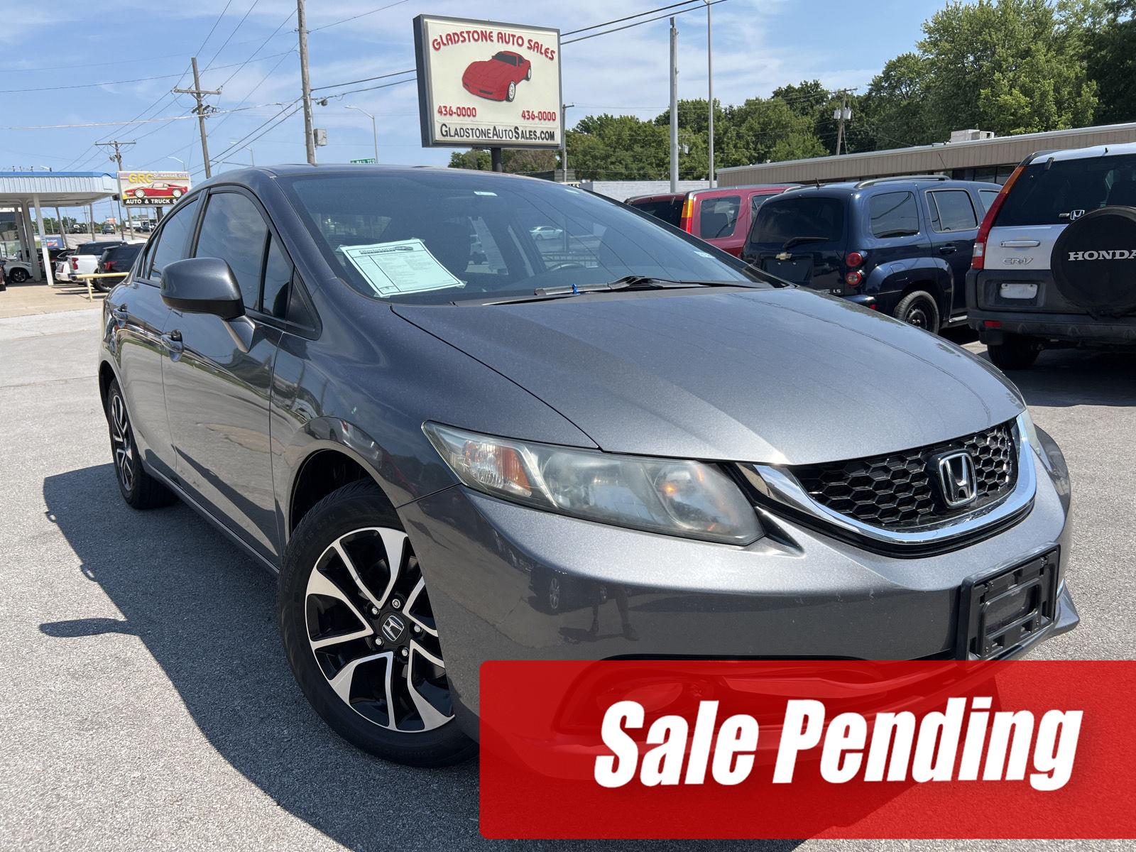 Polished Metal Metallic 2013 Honda Civic Sedan Front-Wheel Drive Automatic