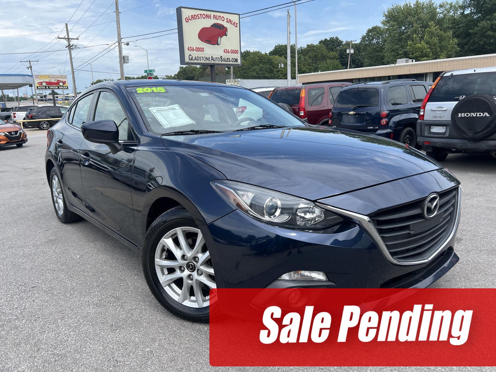 Deep Crystal Blue Mica 2015 Mazda MAZDA3 Sedan Front-Wheel Drive Automatic