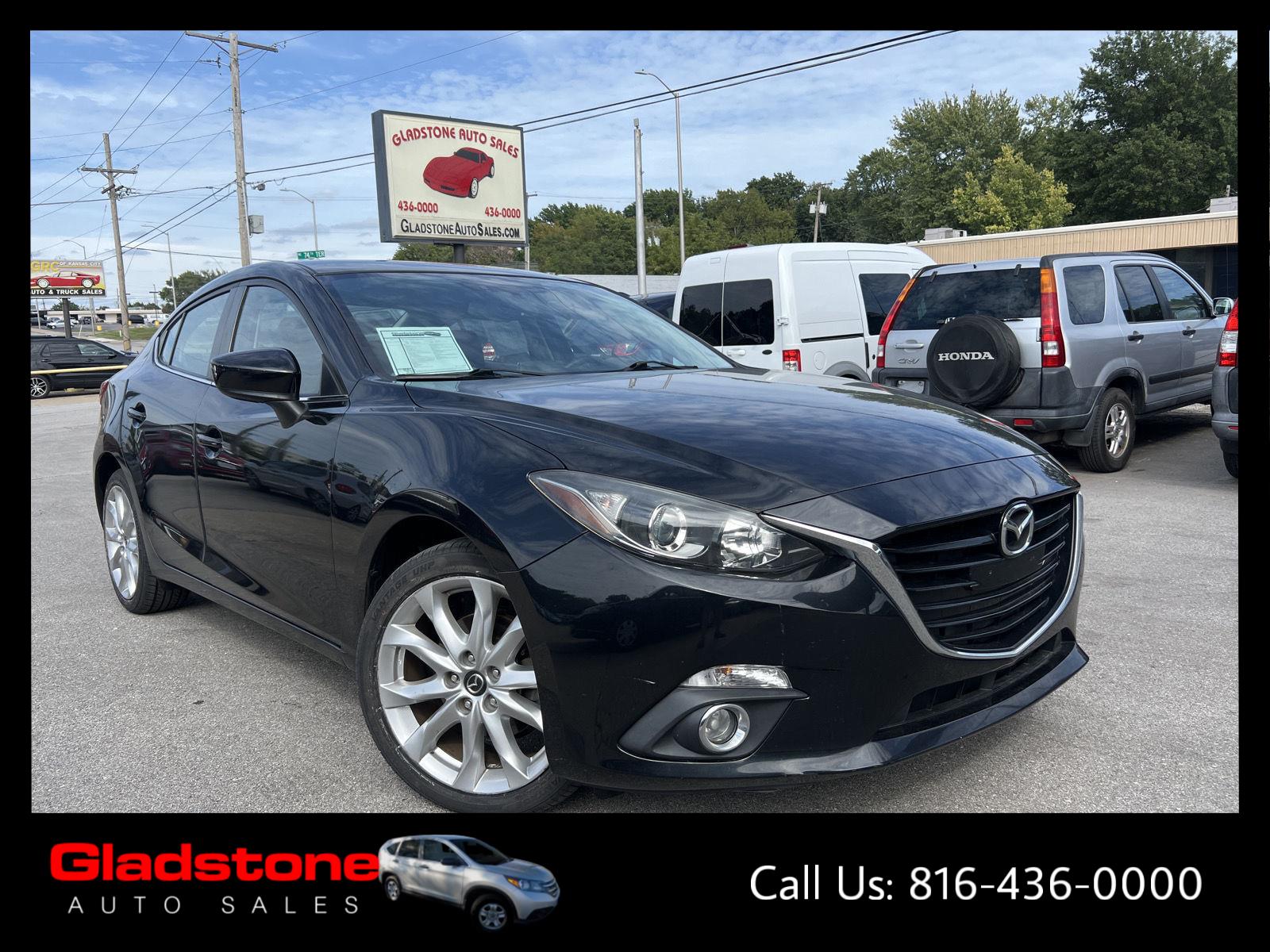 Jet Black Mica 2016 Mazda MAZDA3 Sedan Front-Wheel Drive Automatic