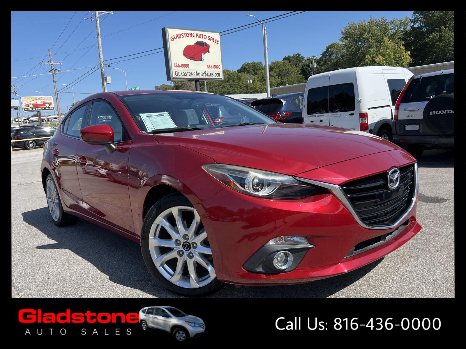 Soul Red Metallic 2015 Mazda MAZDA3 Hatchback Front-Wheel Drive Automatic