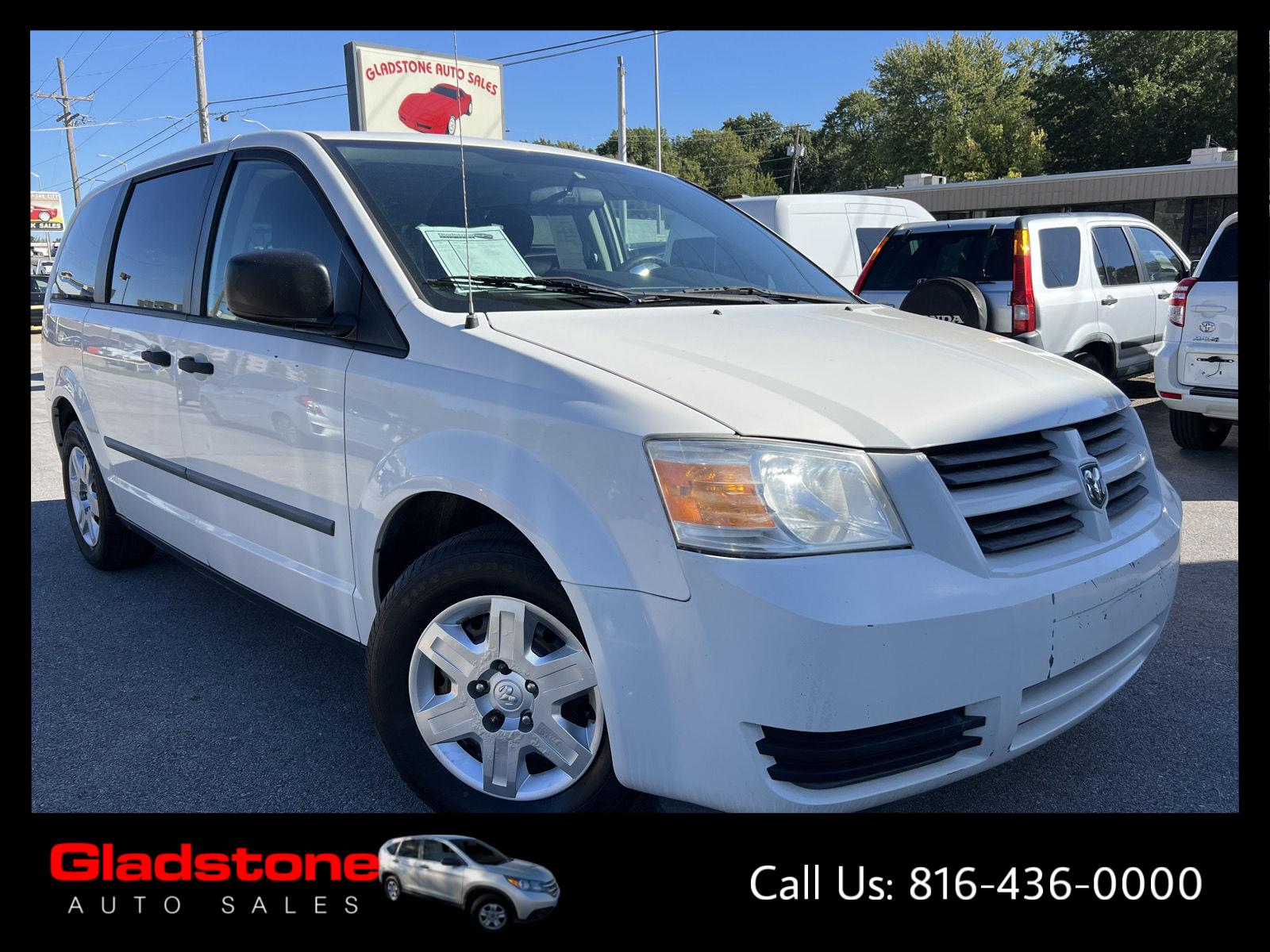 Stone White Clearcoat 2009 Dodge Grand Caravan Minivan Front-Wheel Drive Automatic