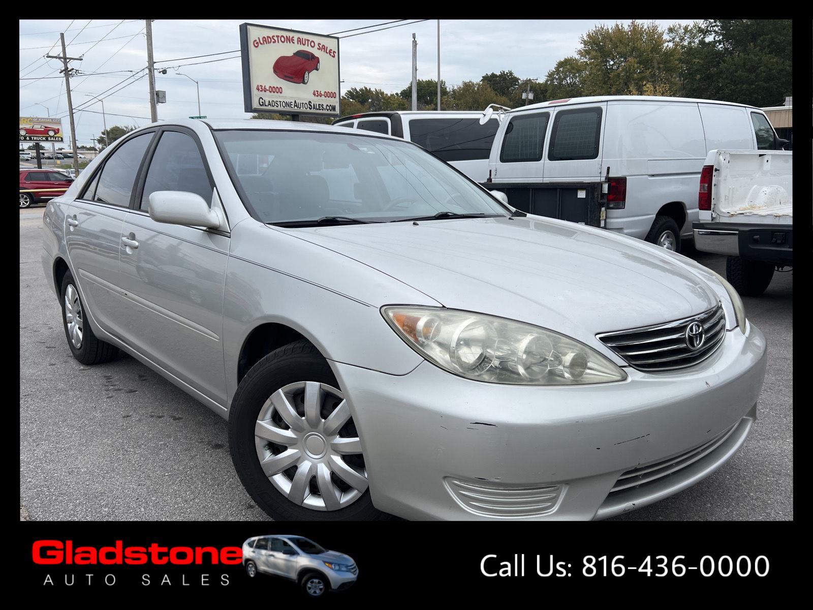 Lunar Mist Metallic 2005 Toyota Camry Sedan Front-Wheel Drive 5-Speed Automatic Overdrive