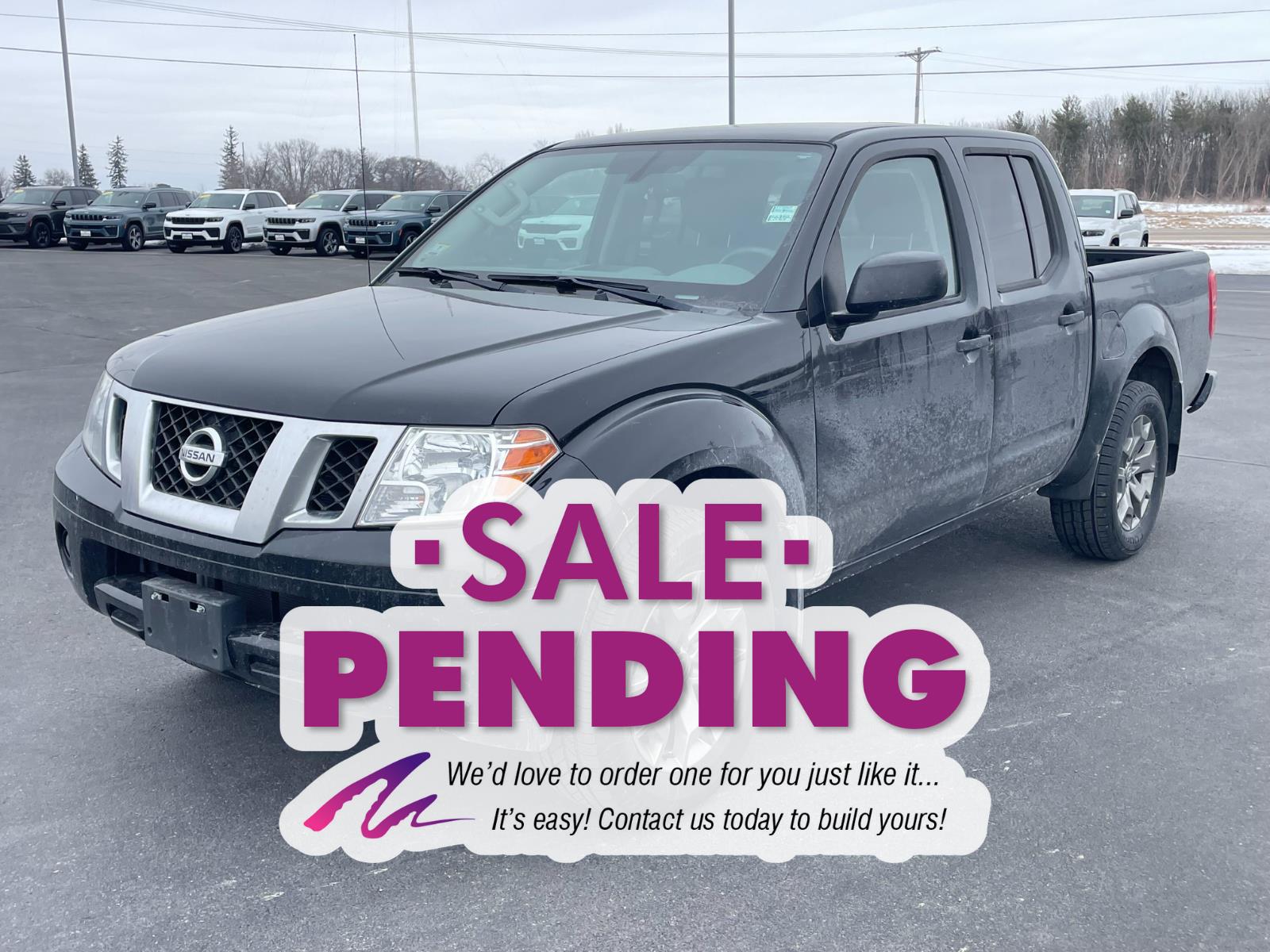 Gray (Magnetic Black Pearl) 2020 Nissan Frontier SV Crew Cab 4WD Pickup Truck Four-Wheel Drive Automatic