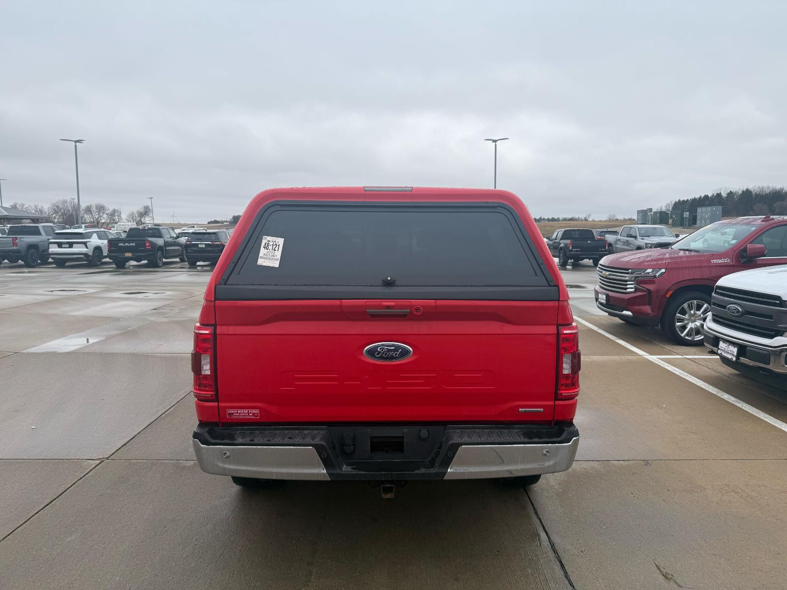 Used 2023 Race Red Ford XLT image 3