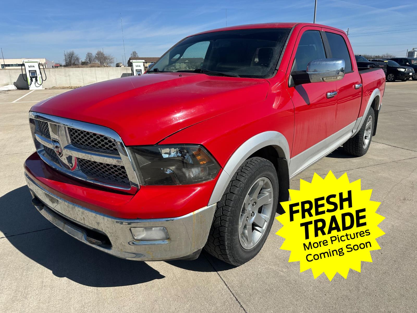 Used 2012 Flame Red Ram Laramie image 2